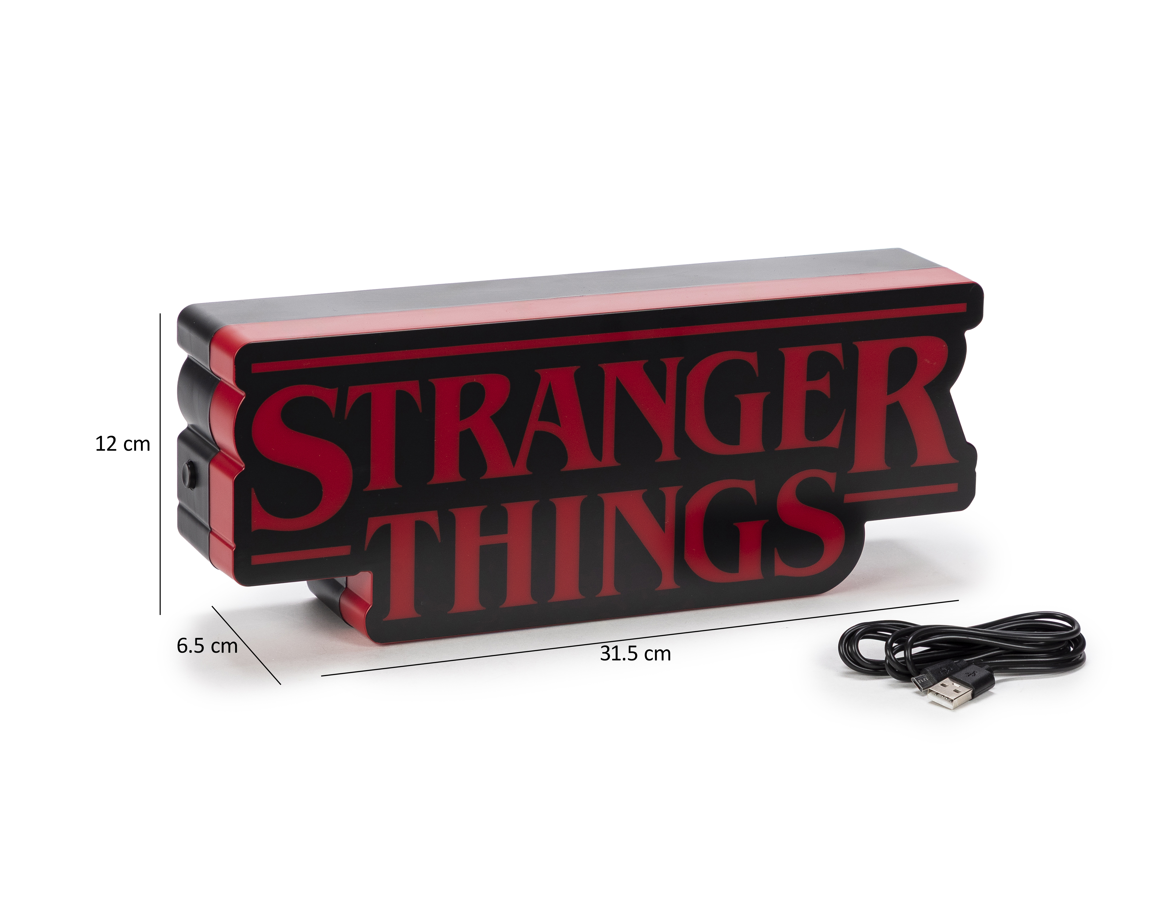 Foto 6 pulgar | Foto 5 | Logo Stranger Things con Luz