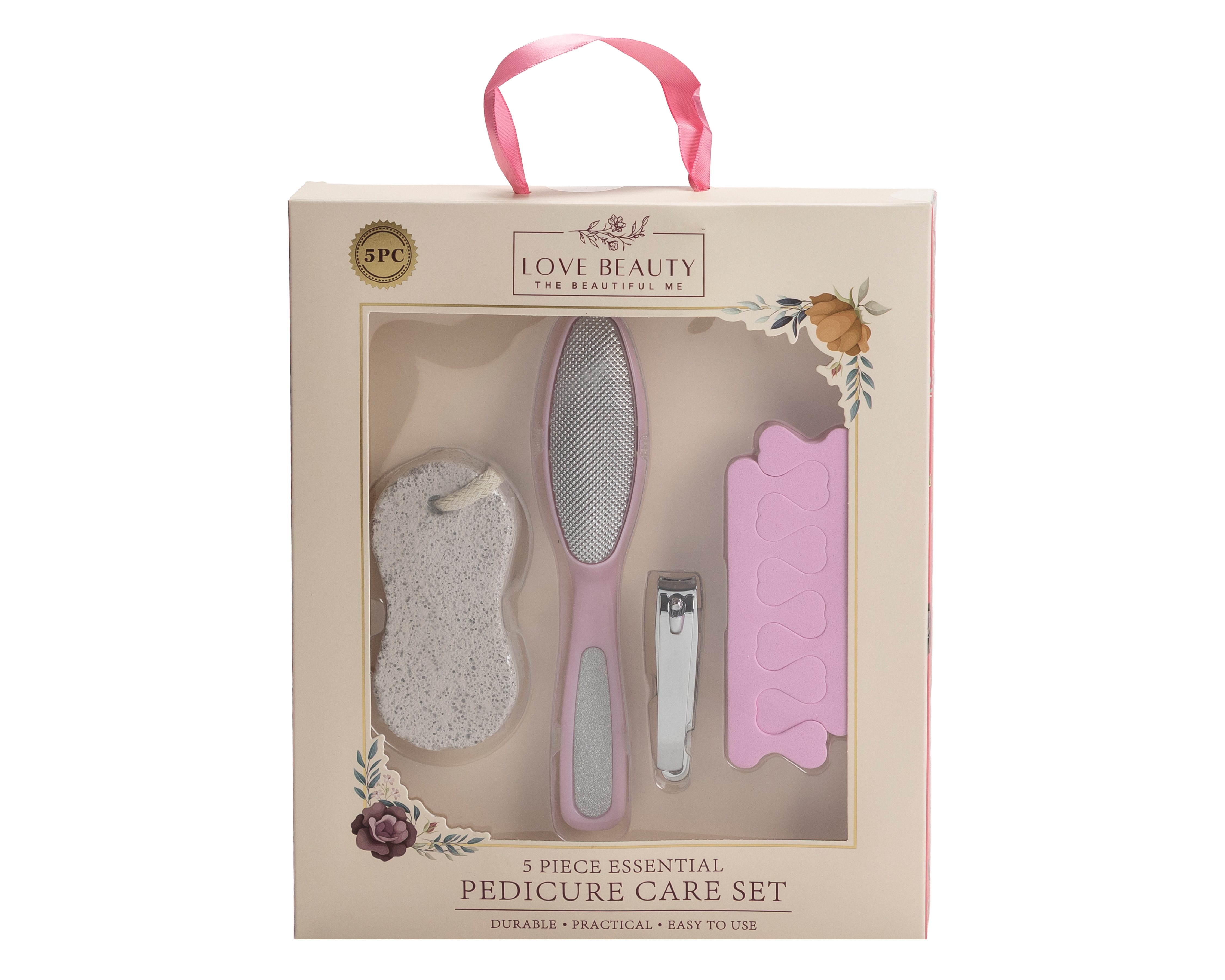 Kit de Pedicura Love Beauty 5 Piezas