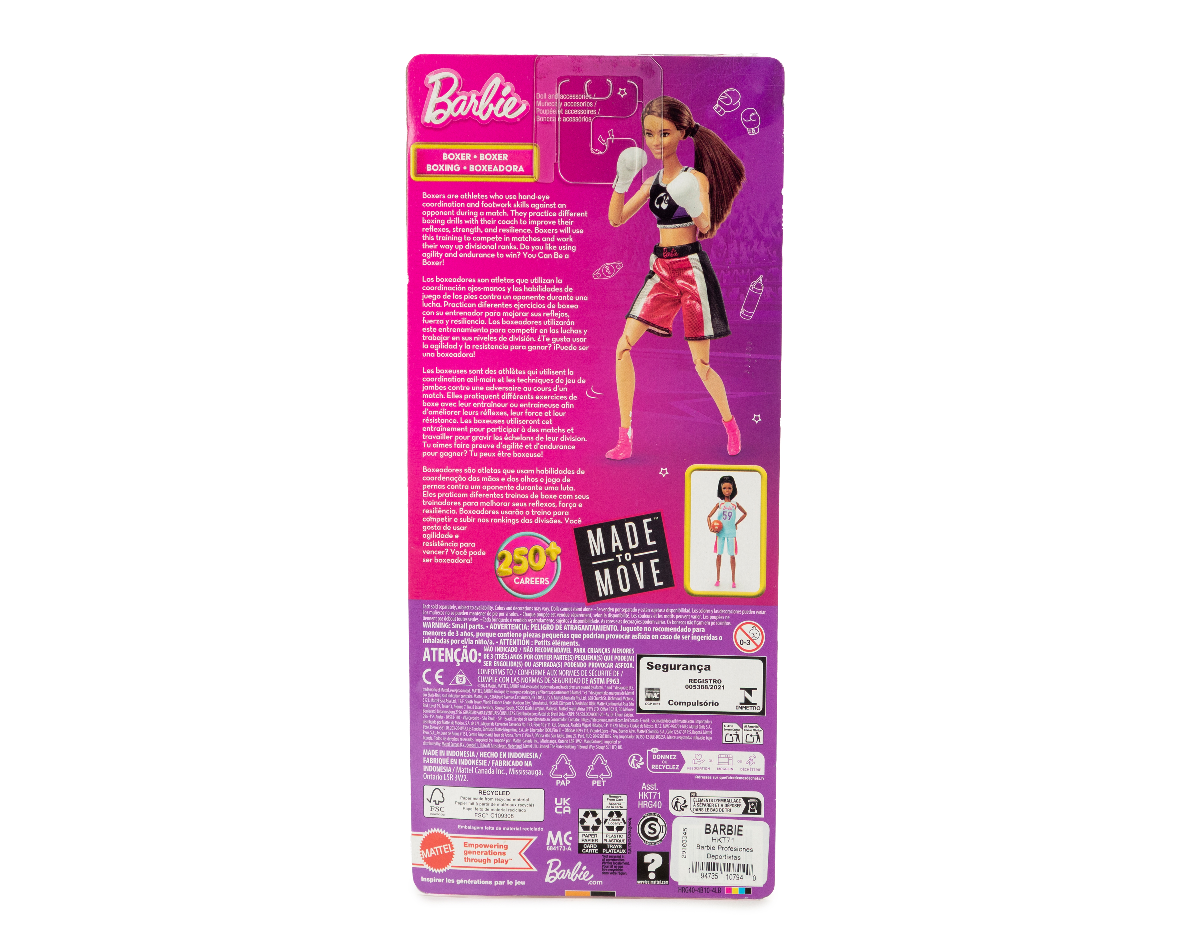 Foto 2 | Foto 2 | Muñeca Barbie Boxeadora