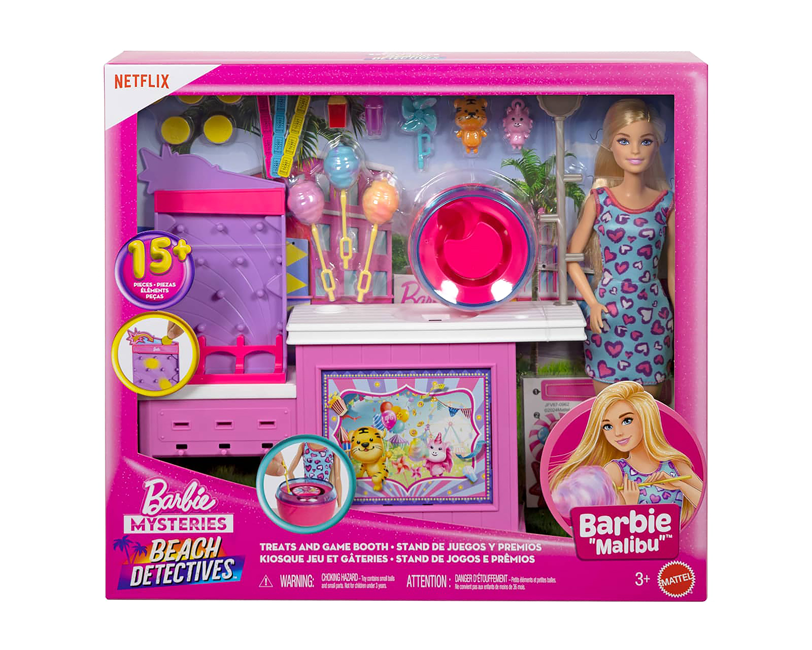 Foto 5 | Foto 5 | Stand de Juegos y Premios Barbie Mysteries Beach Detectives