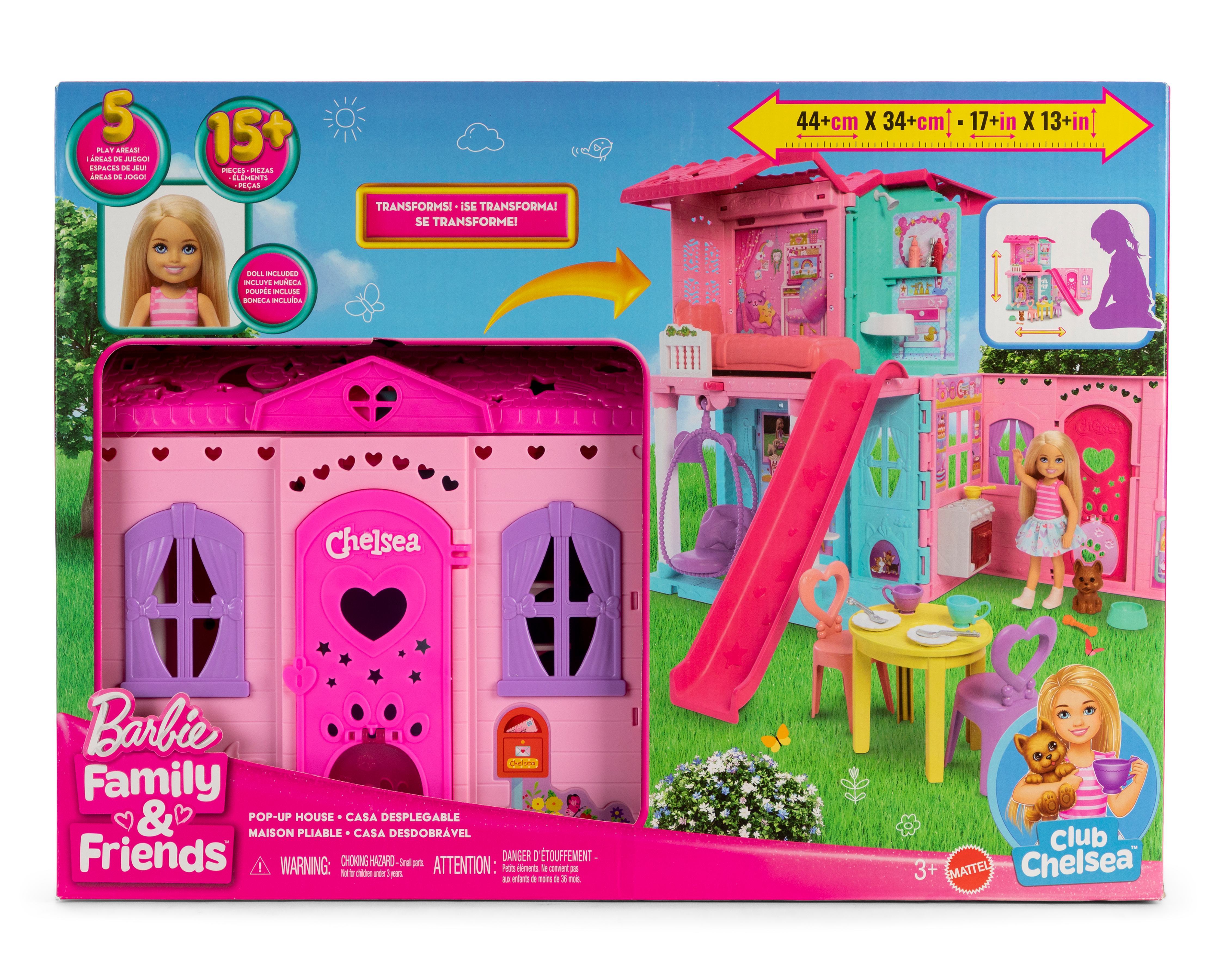 Foto 1 | Foto 1 | Casa de Muñecas Transformable de Chelsea Barbie Rosa