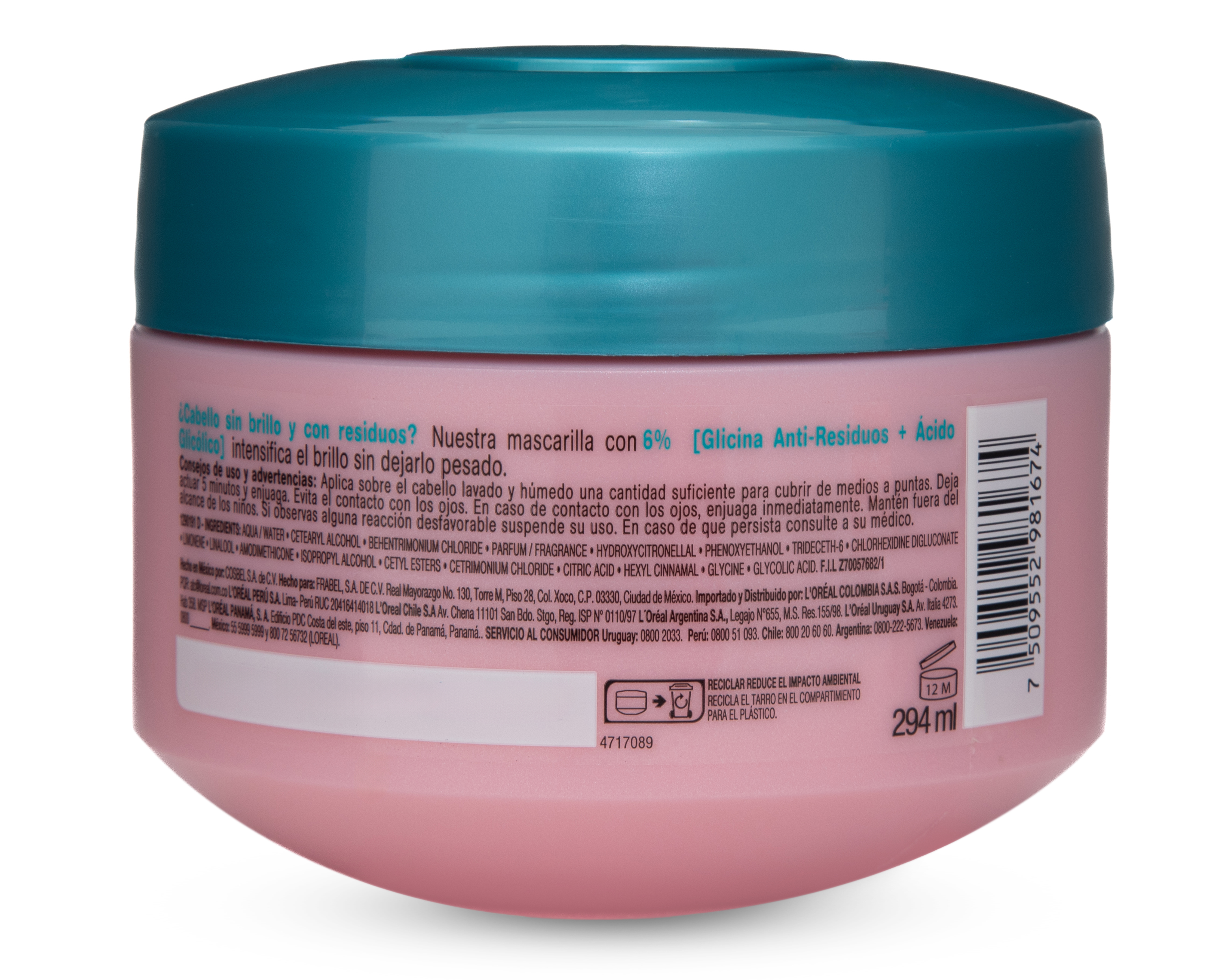 Foto 3 pulgar | Foto 2 | Mascarilla Capilar Elvive Glycolic Cristal Intensifica el Brillo 300 g