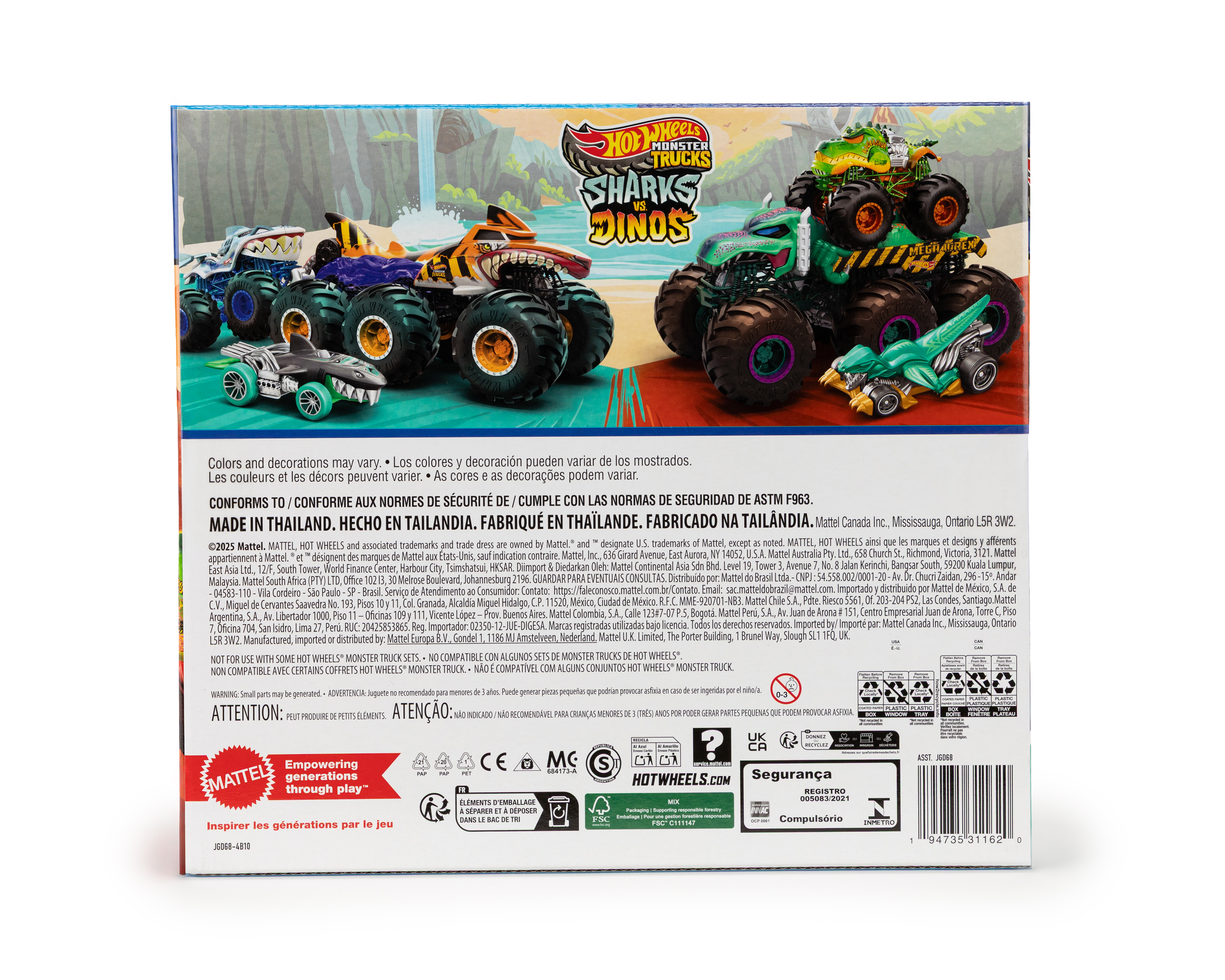 Foto 6 pulgar | Foto 5 | Carros Hot Wheels 6 Piezas