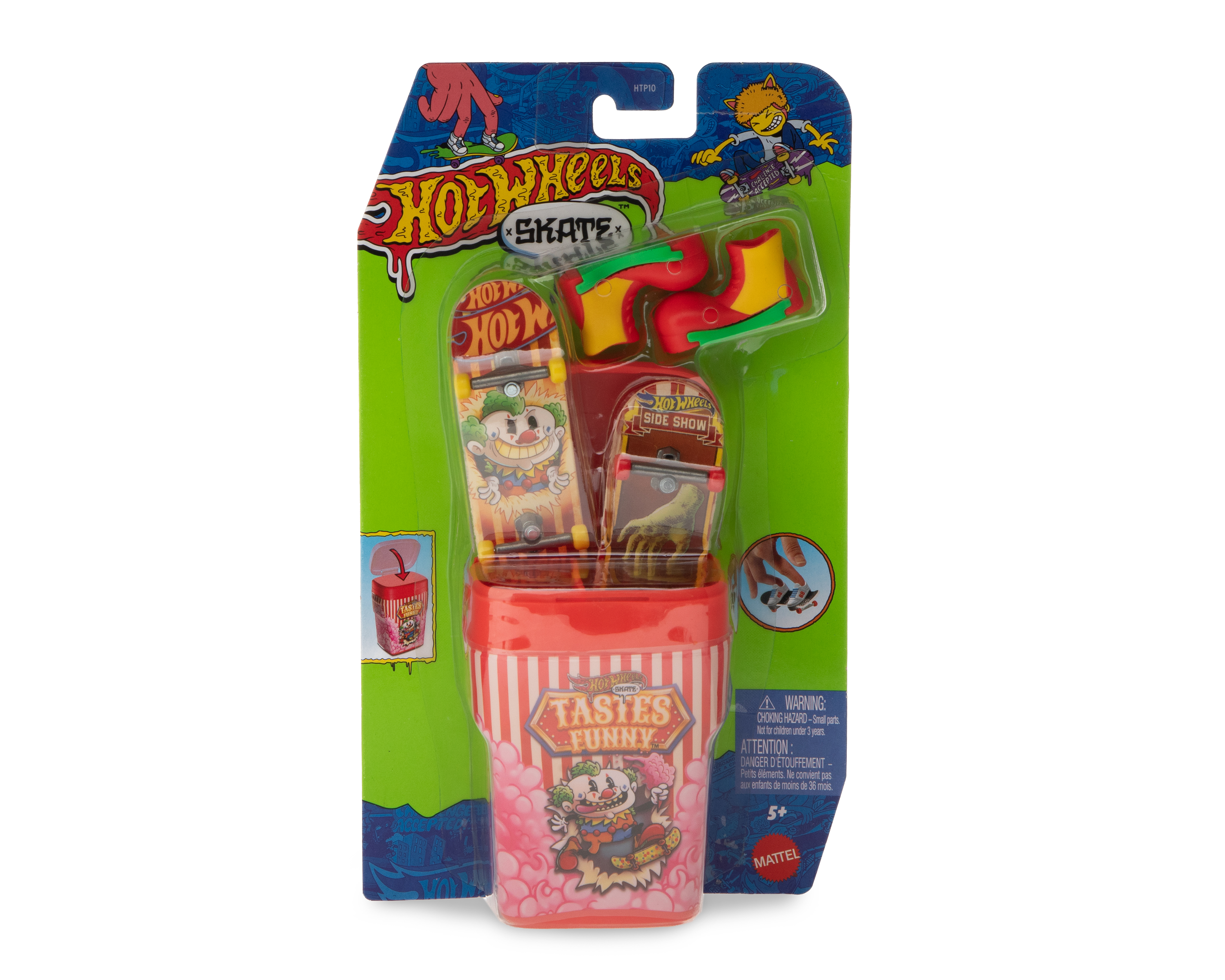 Patineta para Dedos Hot Wheels con Accesorios