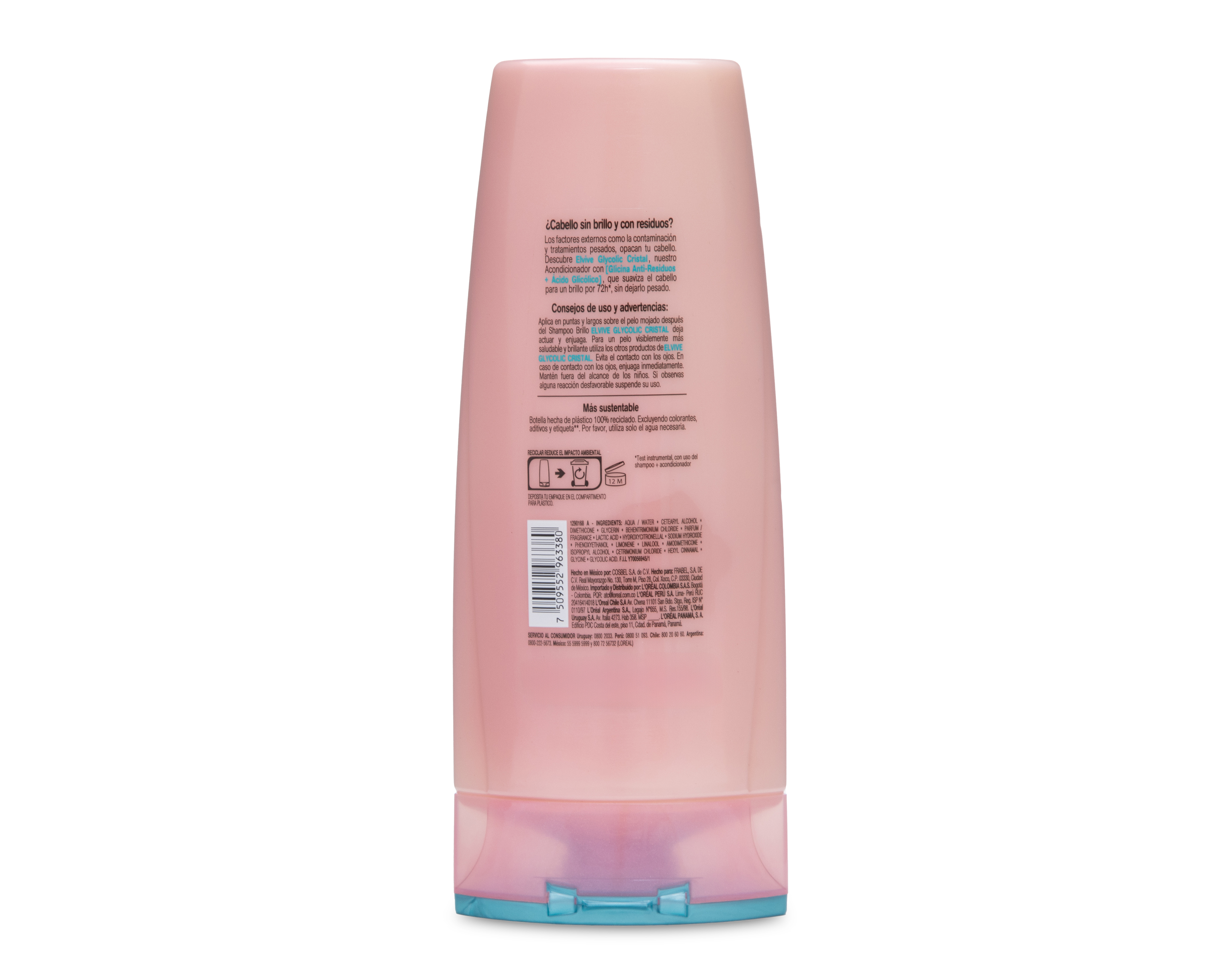 Foto 3 pulgar | Foto 2 | Acondicionador Elvive Glycolic Cristal Anti-residuos 370 ml