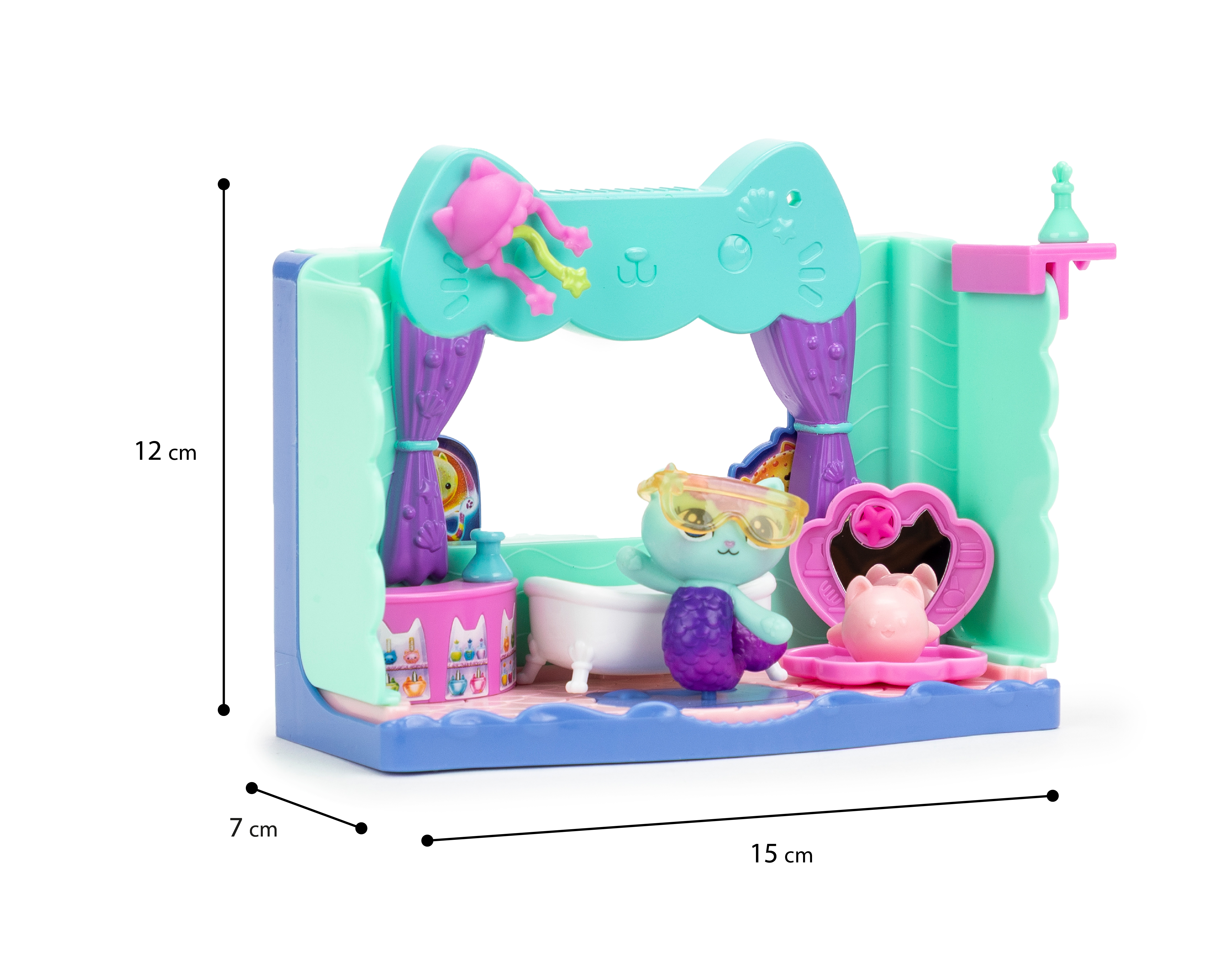 Foto 8 pulgar | Foto 7 | MerCat Spa-wesome Bathroom Gabby's Dollhouse