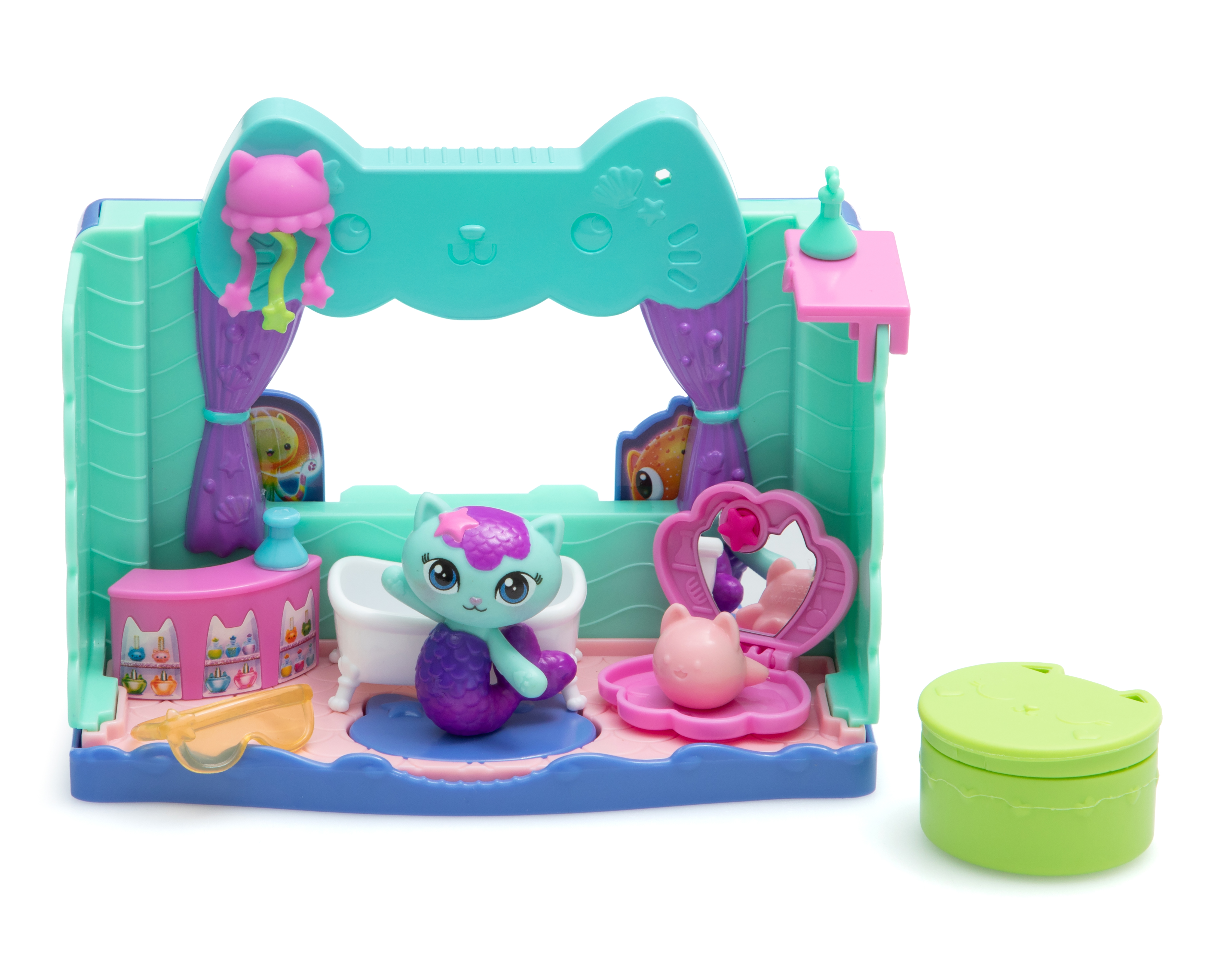 Baño de Spa Increíble de MerCat Gabby's Dollhouse la Película 10 Piezas