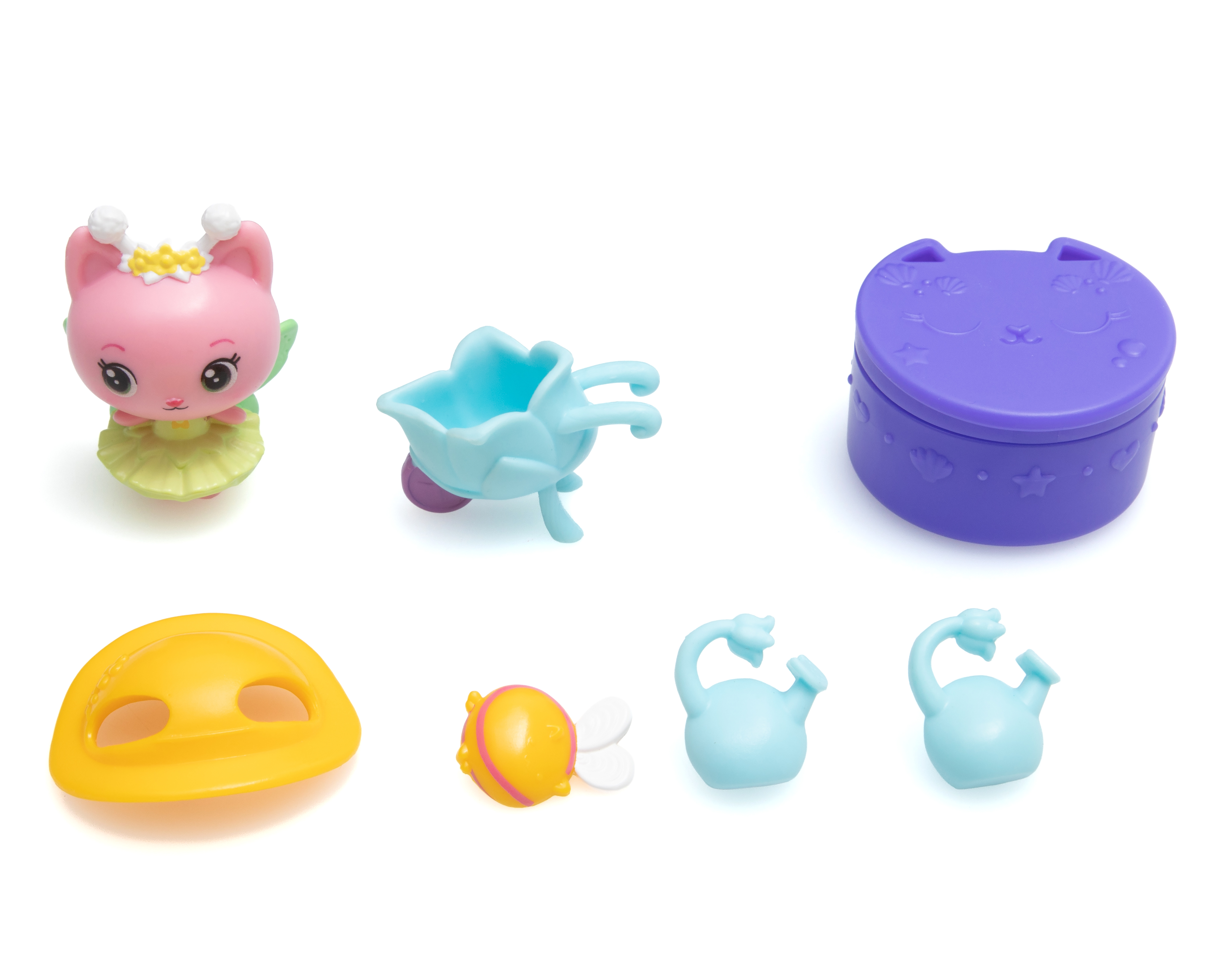 Foto 2 | Foto 2 | Balcón Jardín de Queen Kitty Fairy Gabby's Dollhouse la Pelicula 7 Piezas