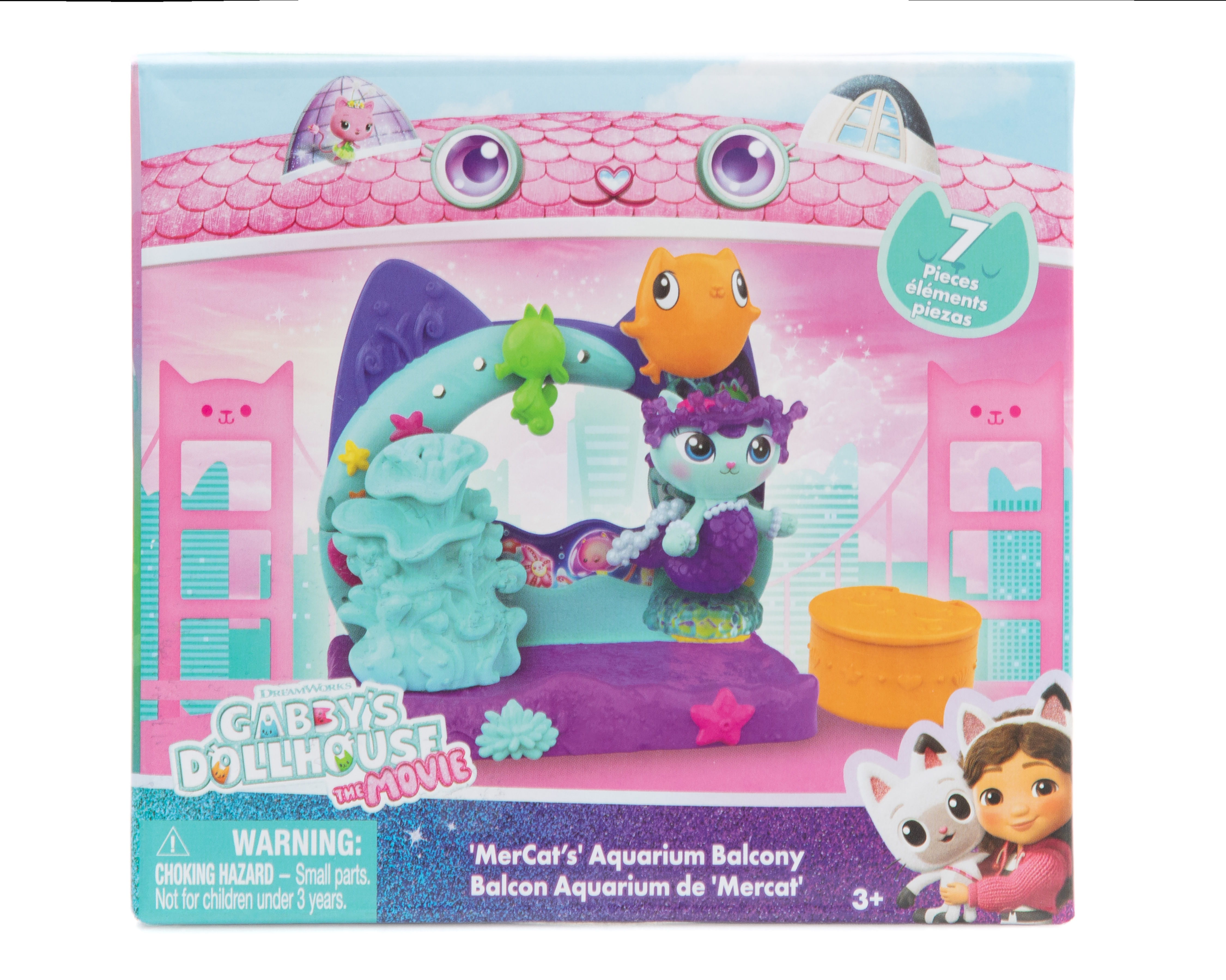 Foto 3 | Foto 3 | Balcón Aquarium de MerCat Gabby's Dollhouse la Película 7 Piezas