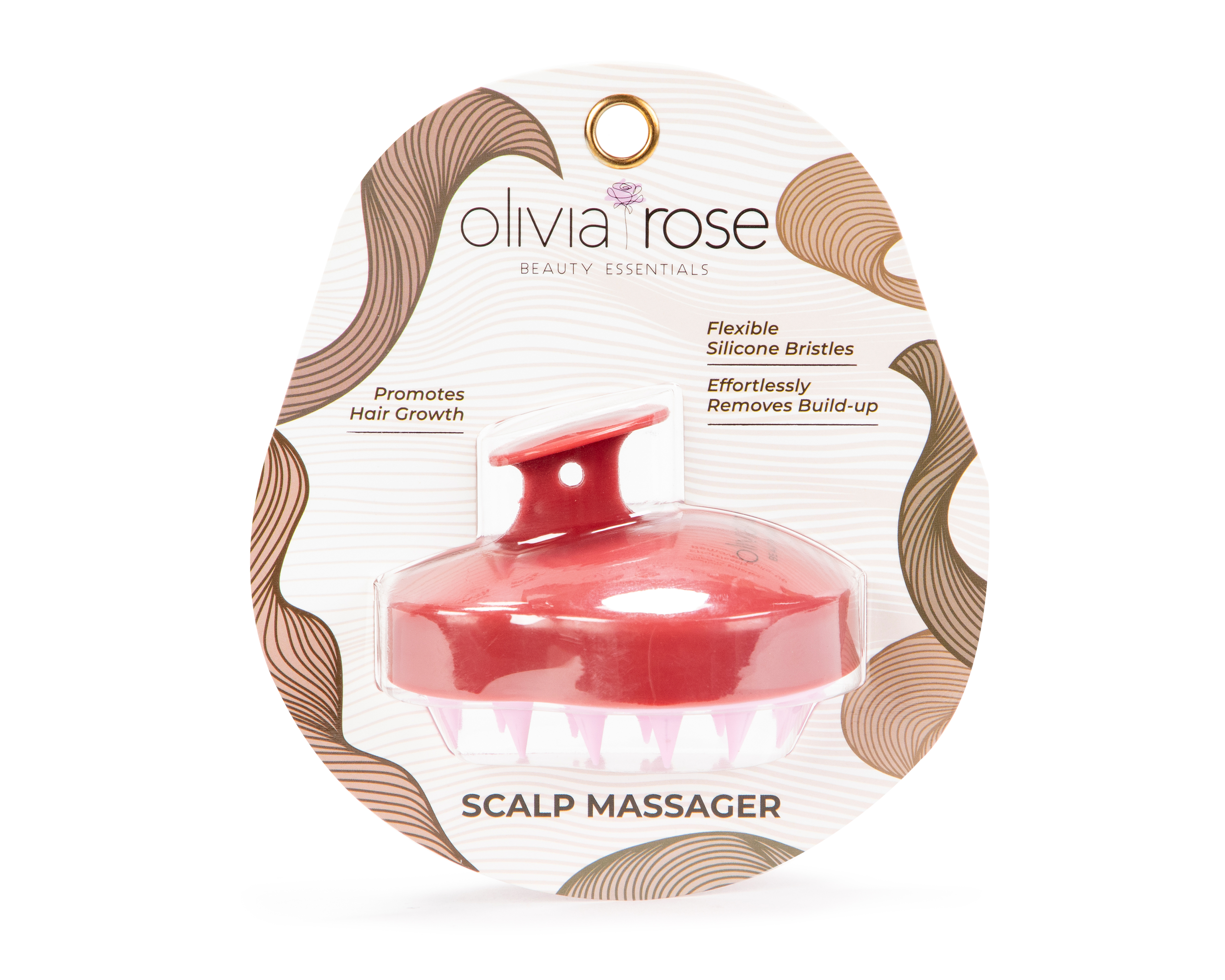 Cepillo Masajeador de Cuero Cabelludo Olivia Rose