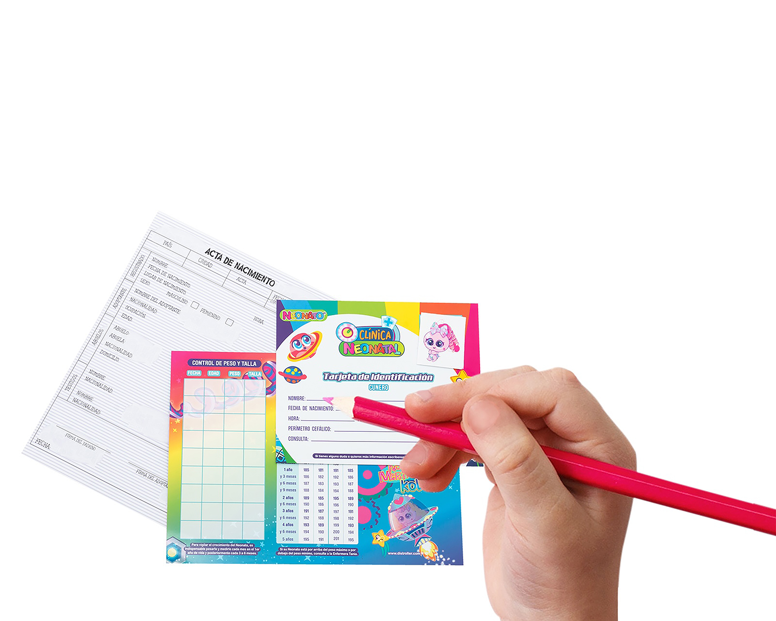 Foto 6 pulgar | Foto 5 | Ksimerito Kolors Neonato Machincuepa Distroller 9 Piezas