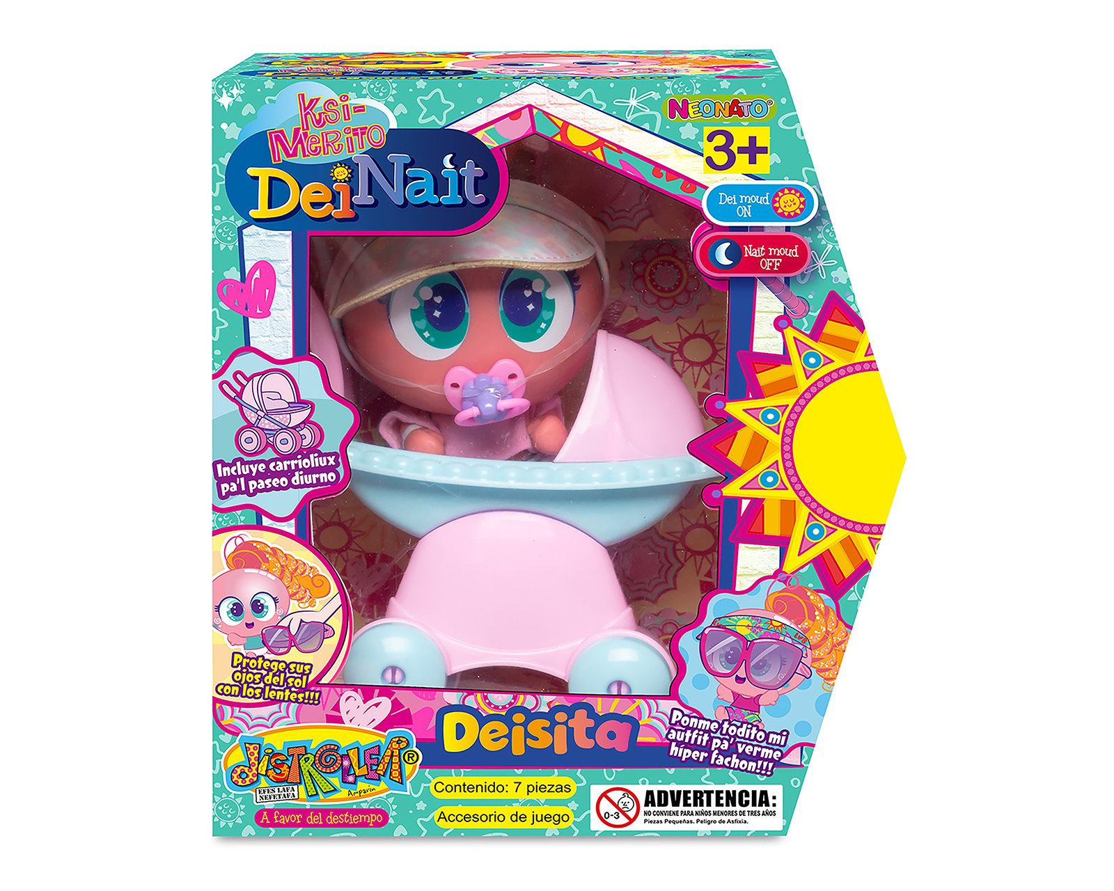 Foto 6 pulgar | Foto 5 | Ksimerito DeiNait Neonato Deisita Distroller 7 Piezas