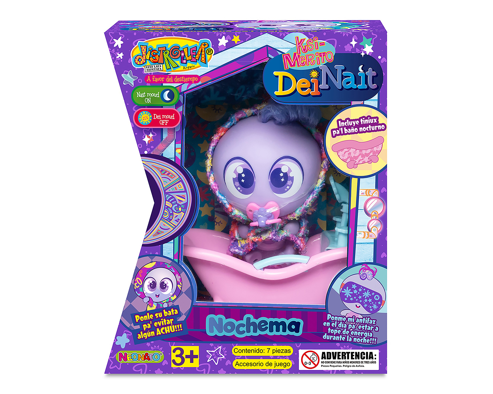 Foto 6 pulgar | Foto 5 | Ksimerito DeiNait Neonato Nochema Distroller 7 Piezas