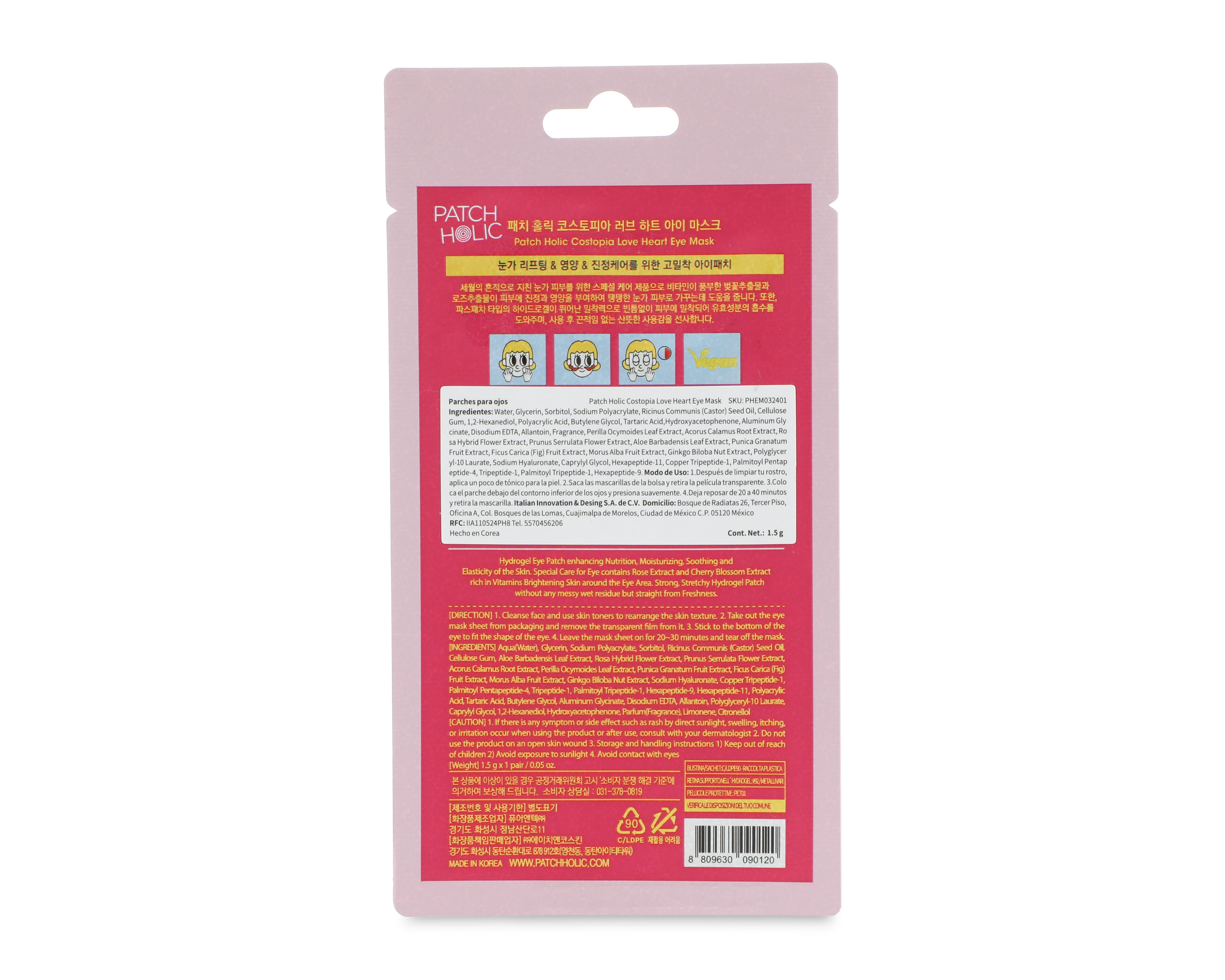 Foto 2 | Foto 2 | Parche para Ojos Patch Holic Hidratante 1.5g