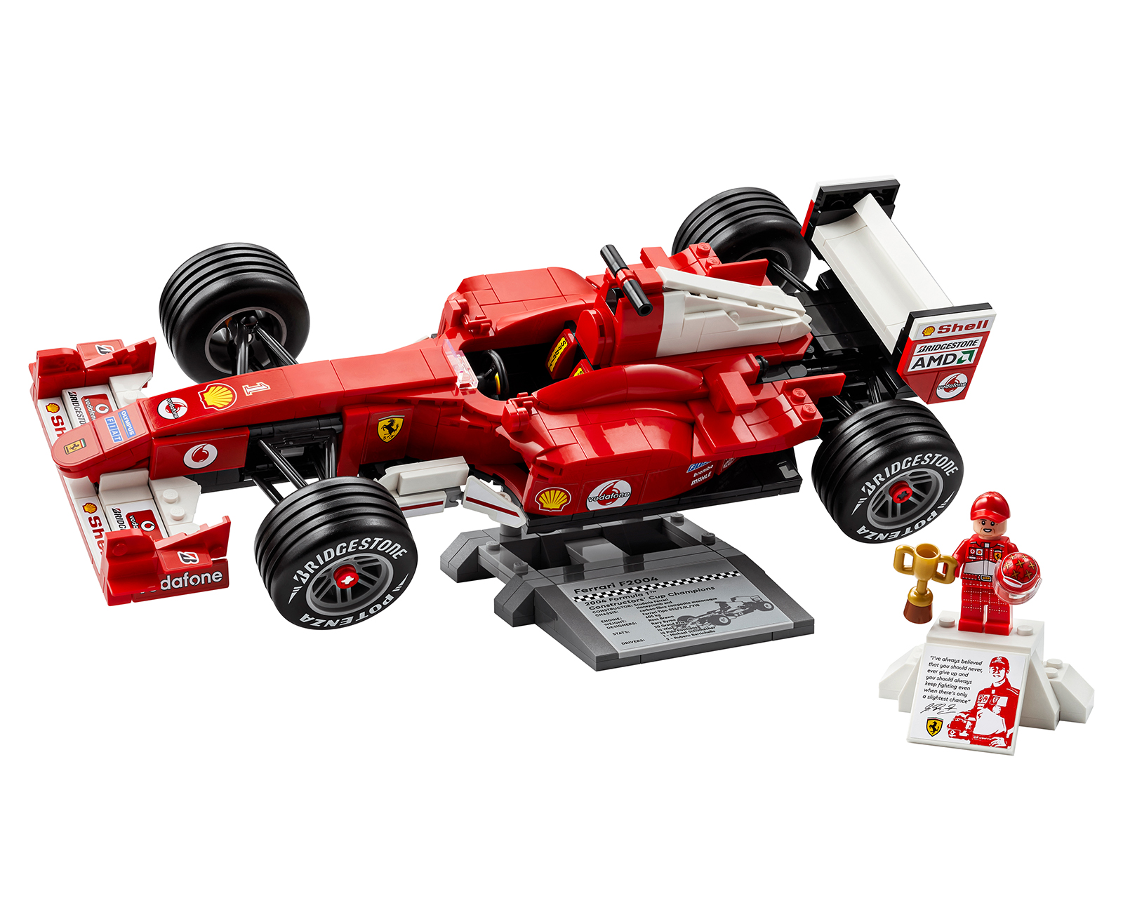 Foto 4 pulgar | Foto 3 | LEGO Icons: Ferrari F2004 & Michael Schumacher