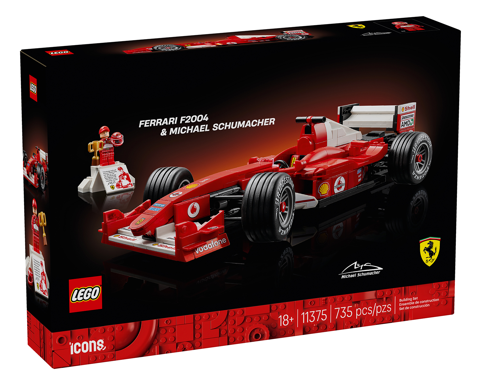 Foto 4 | Foto 4 | LEGO Icons: Ferrari F2004 & Michael Schumacher