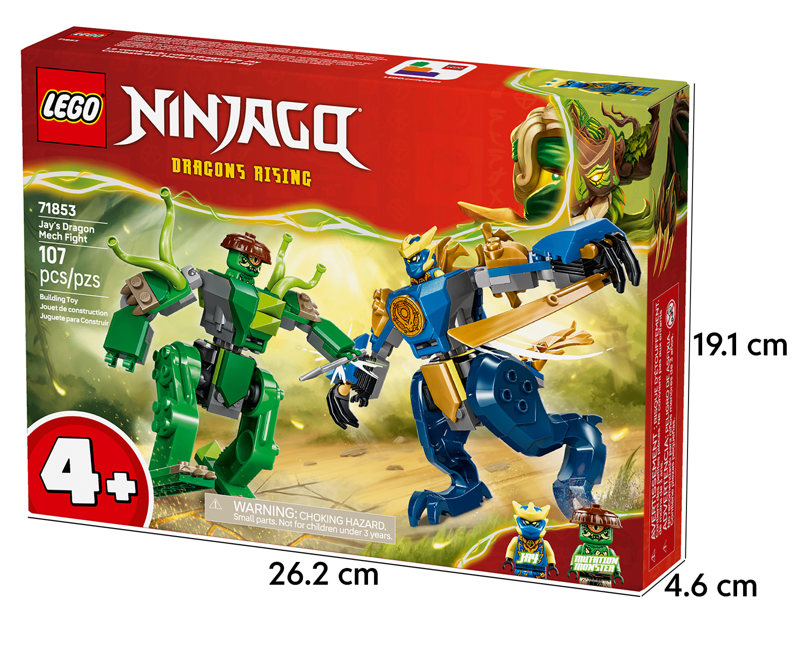 Foto 6 pulgar | Foto 5 | LEGO NINJAGO: Combate del Meca Dragón de Jay