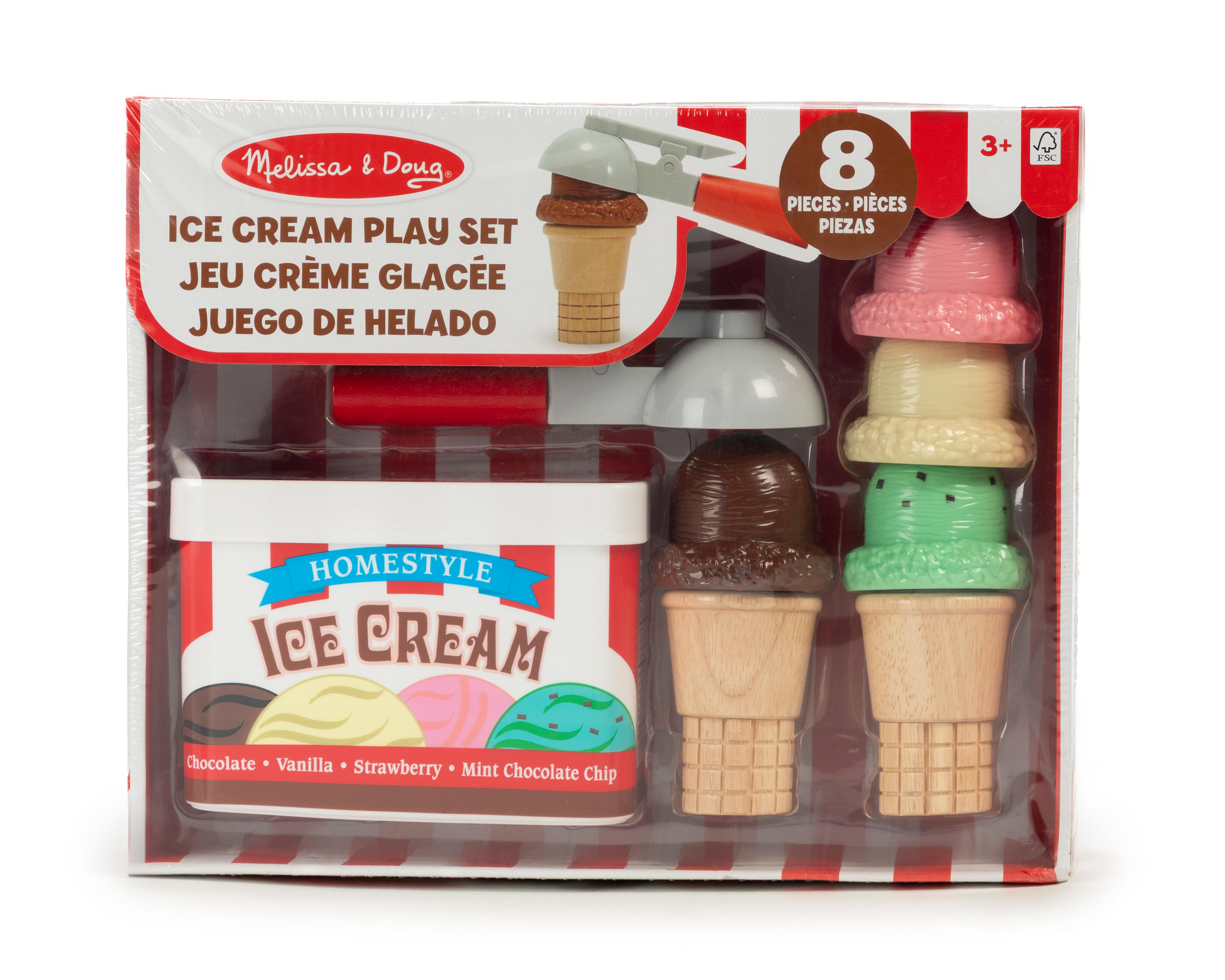 Foto 1 | Foto 1 | Juego de Helado Melissa & Dough 8 Piezas