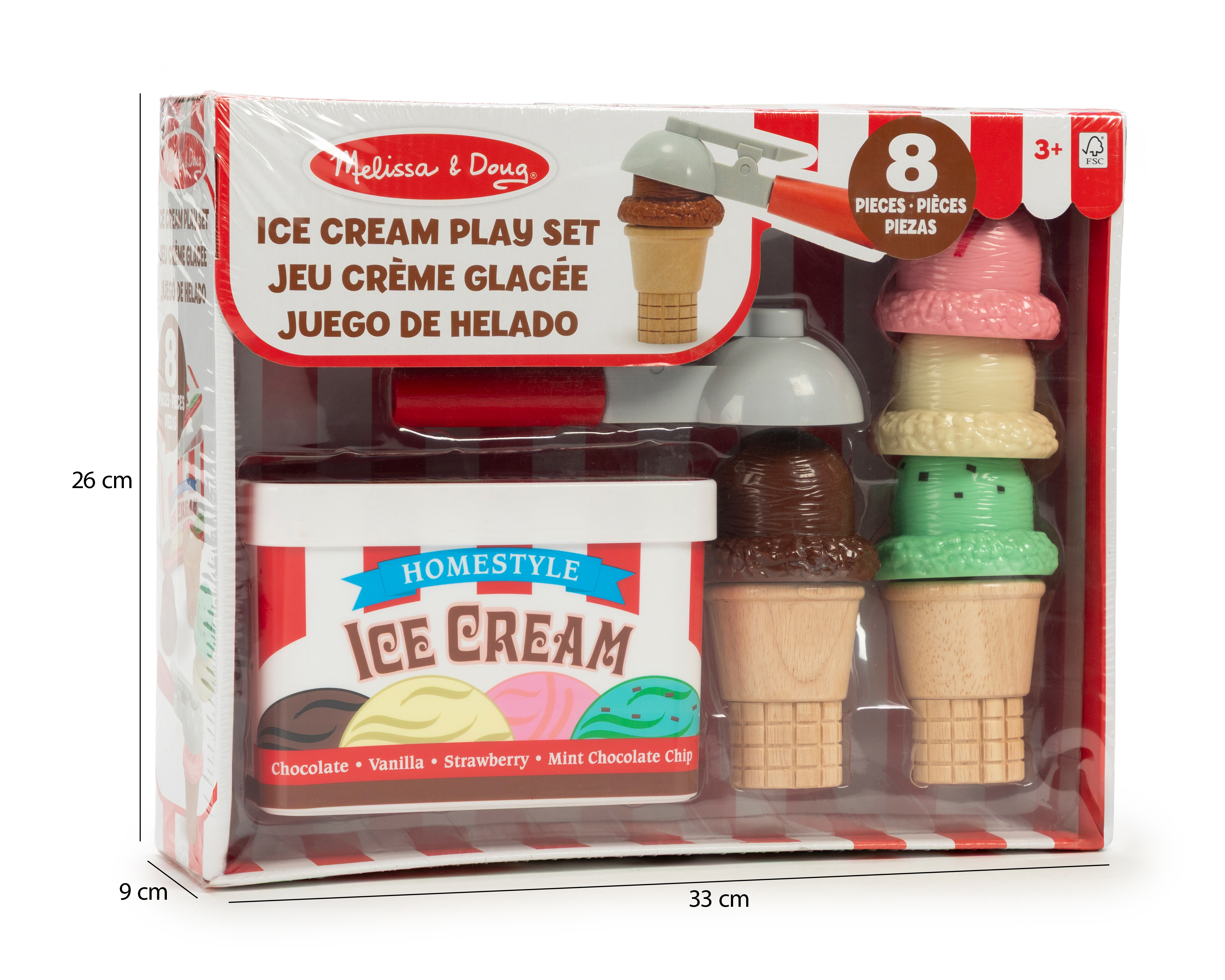 Foto 4 pulgar | Foto 3 | Juego de Helado Melissa & Dough 8 Piezas