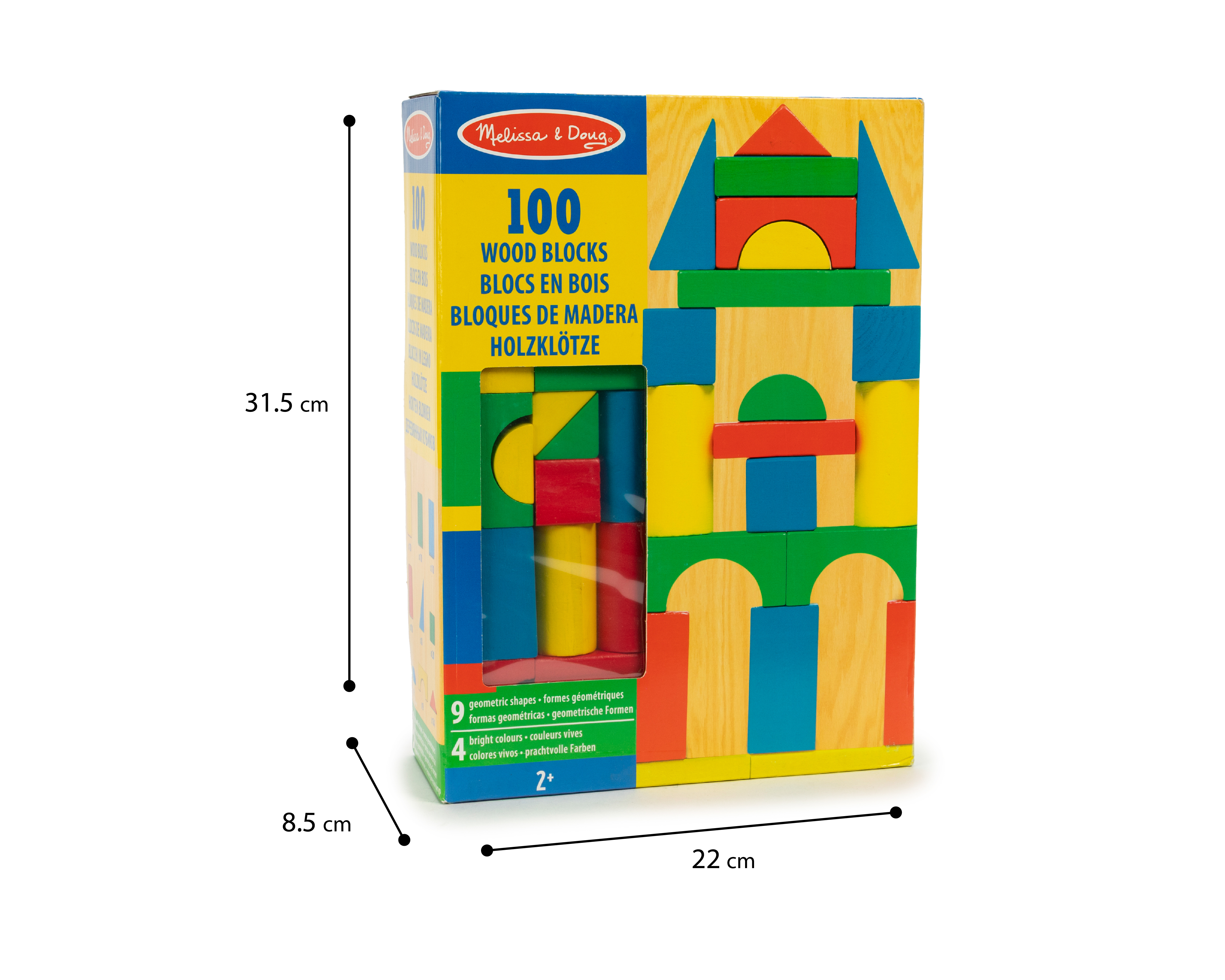 Foto 3 | Foto 3 | Bloques de Madera Melissa & Doug 100 Piezas