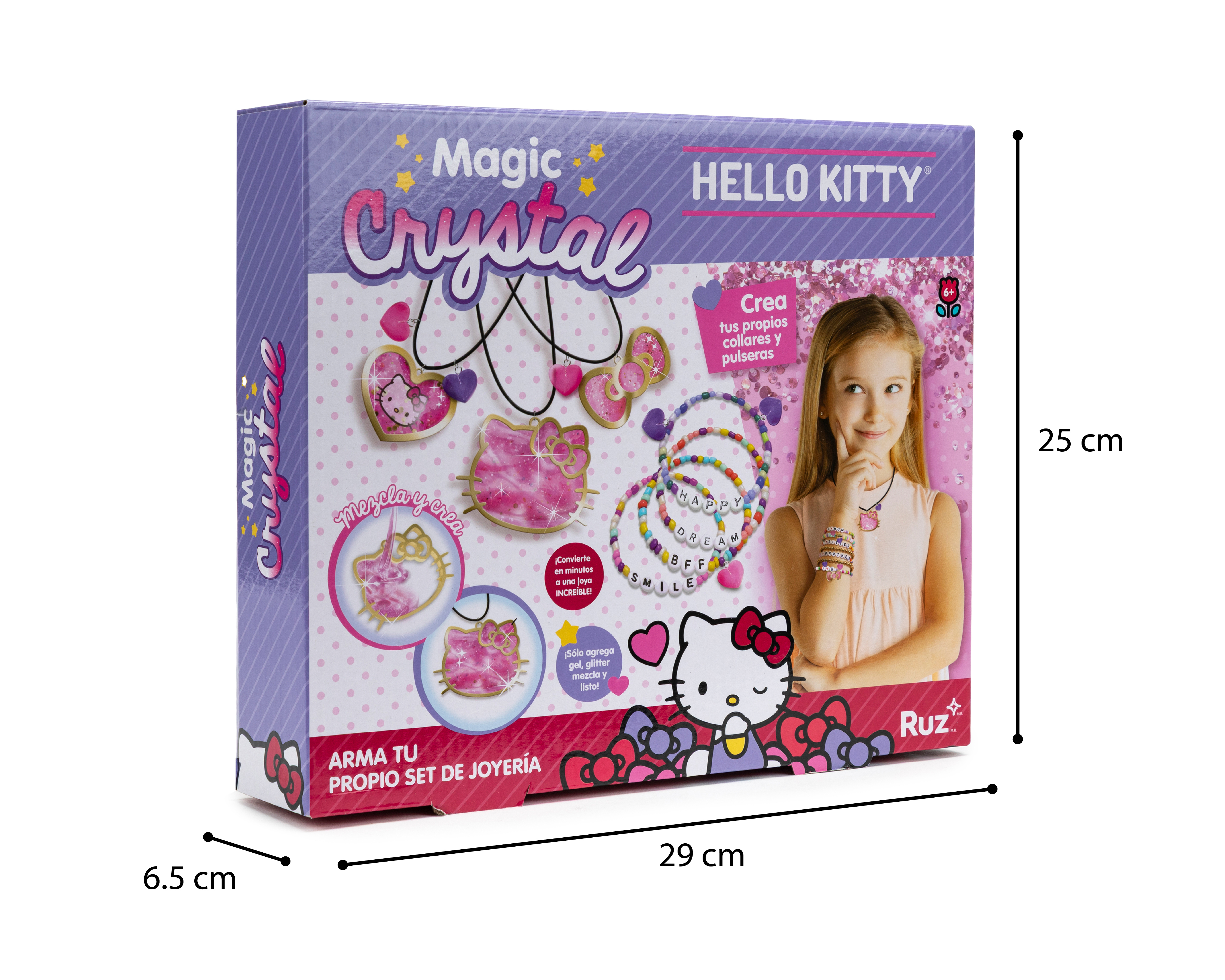 Foto 7 pulgar | Foto 6 | Juego para Crear Pulseras Hello Kitty 308 Piezas