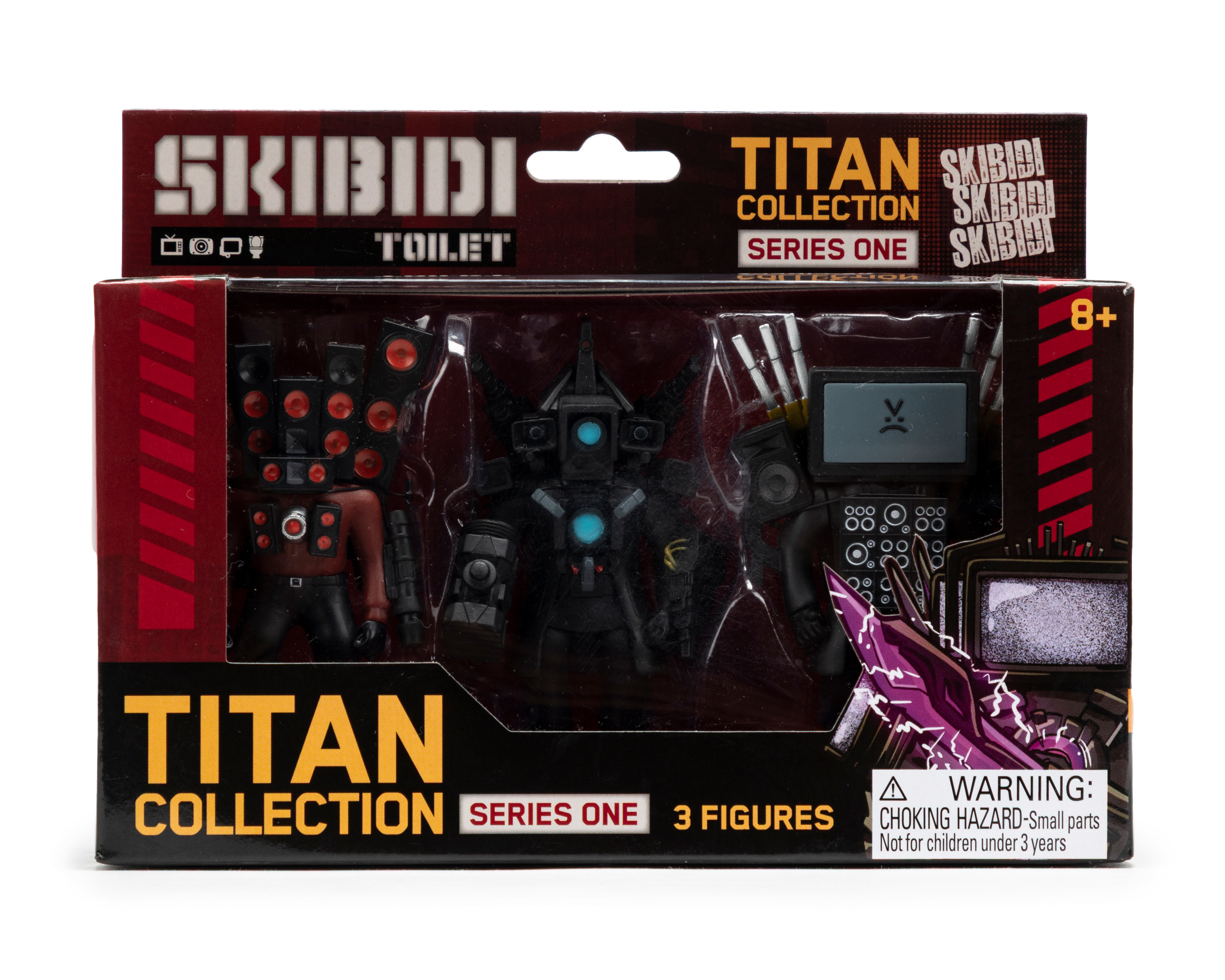 Foto 5 pulgar | Foto 4 | Set de Figuras Skibidi Titan Collection 3 Piezas