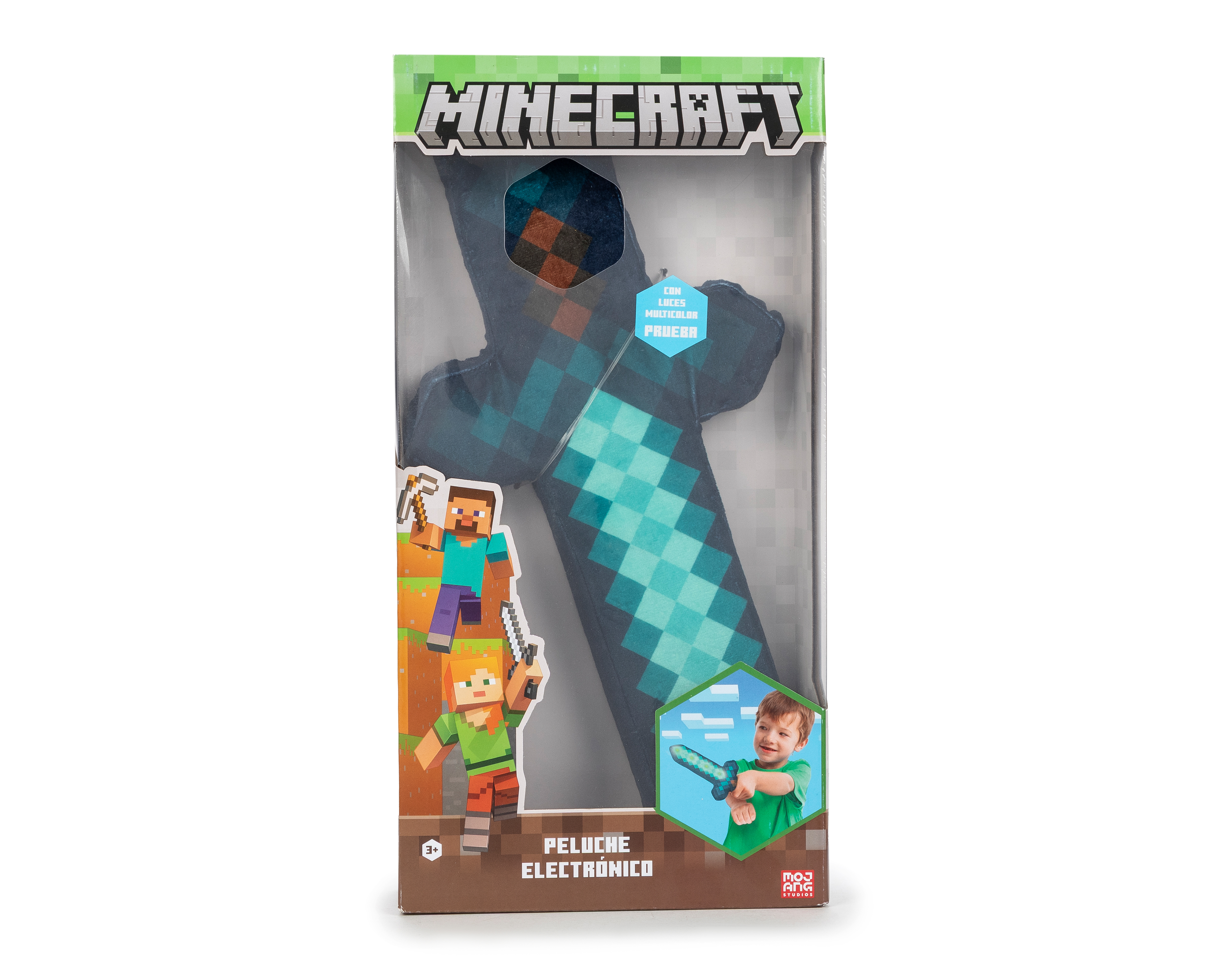 Foto 5 pulgar | Foto 4 | Peluche Minecraft con Luces