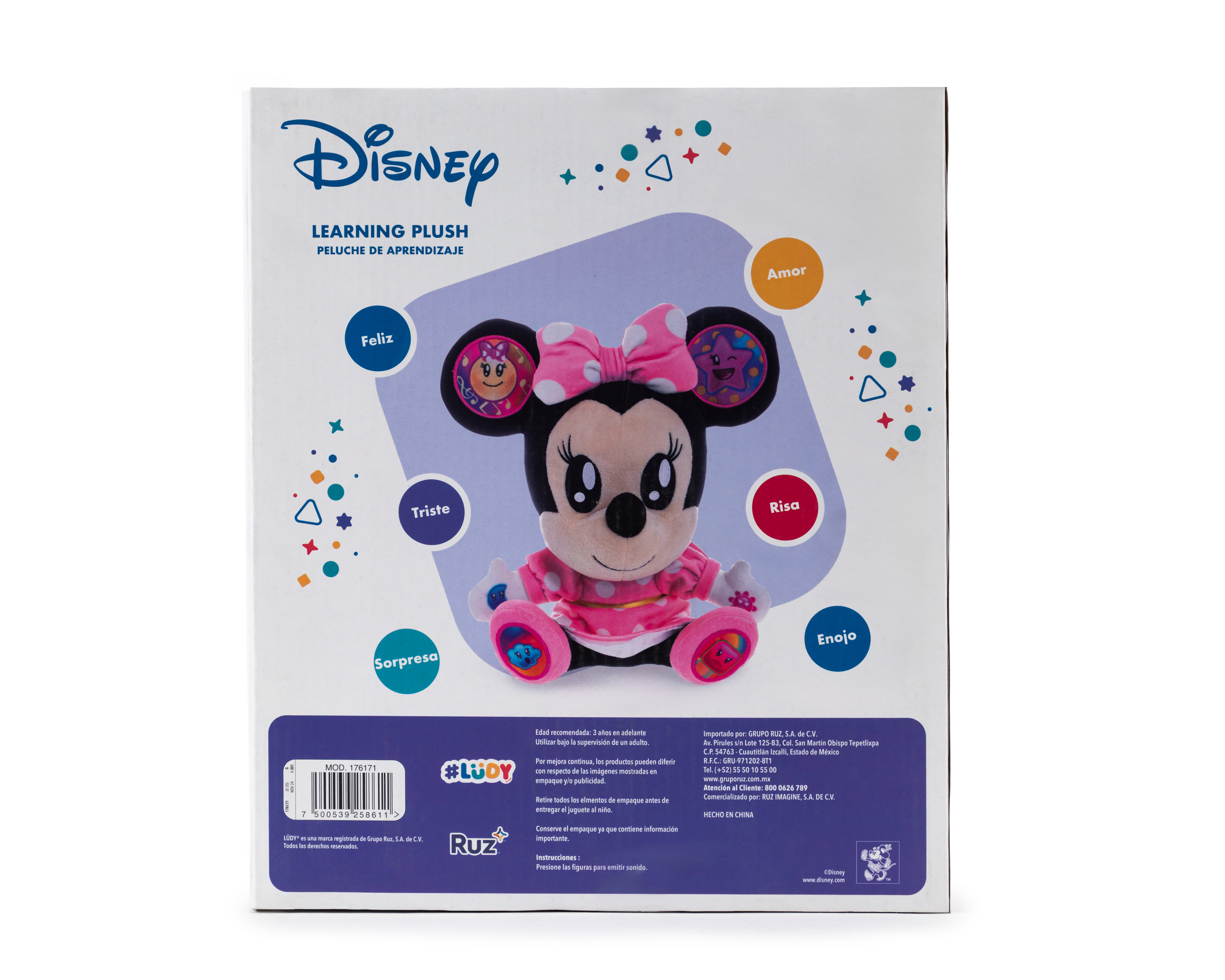 Foto 6 pulgar | Foto 5 | Peluche de Aprendizaje Disney Minnie Mouse con Sonidos