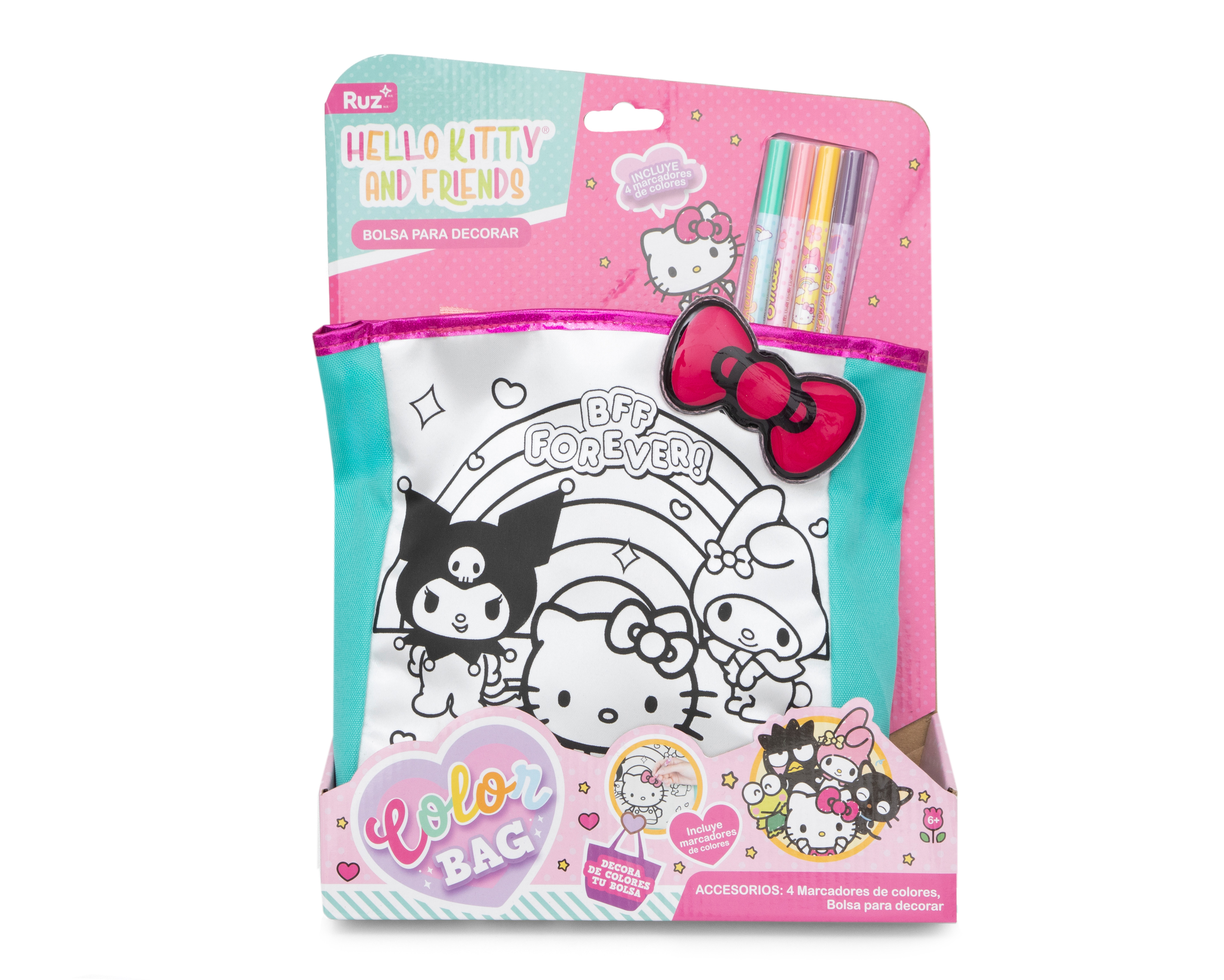 Foto 4 | Foto 4 | Bolsa para Decorar Hello Kitty con Plumones