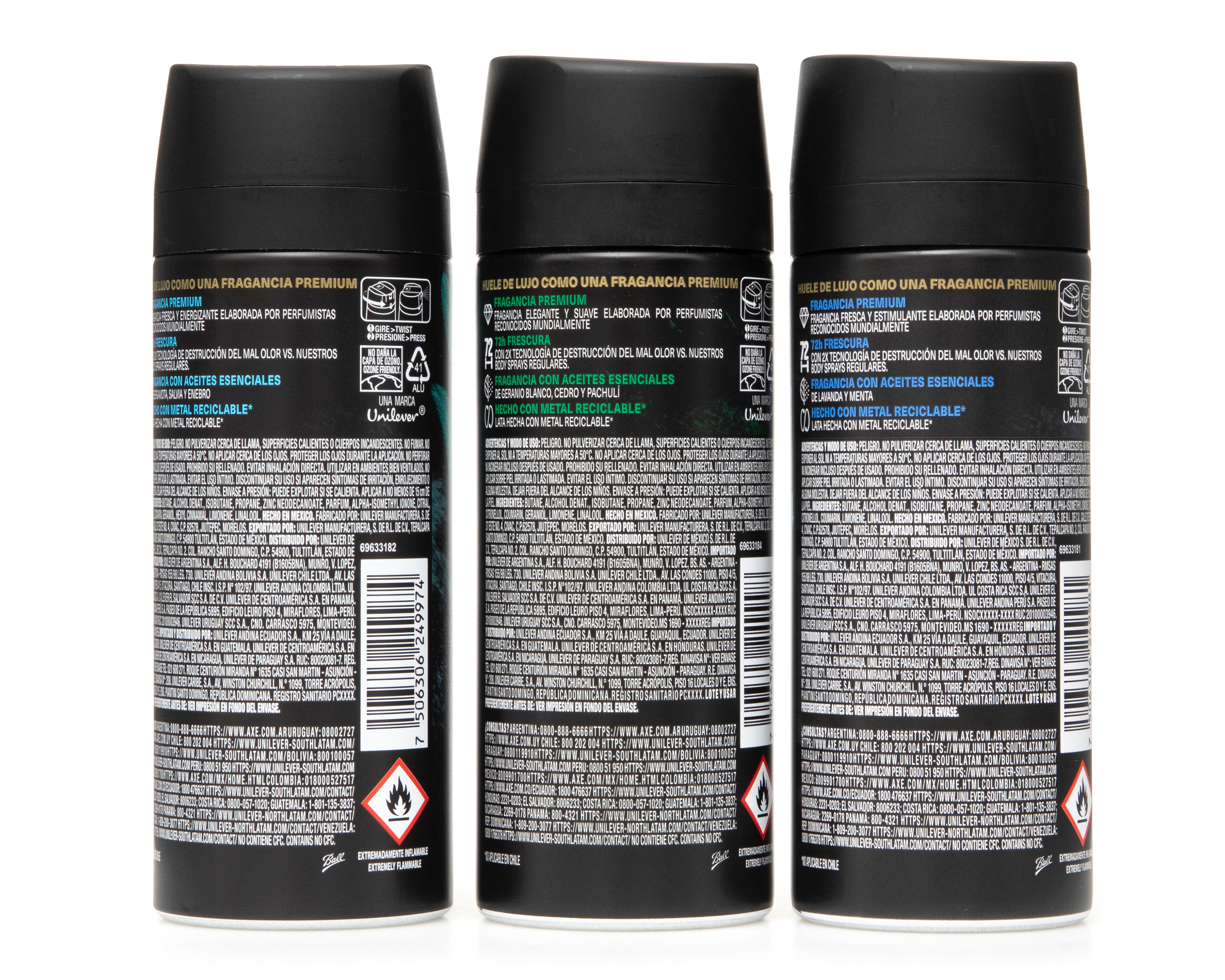 Foto 2 | Foto 2 | Desodorante Axe Fine Fragance Collection 3 Piezas