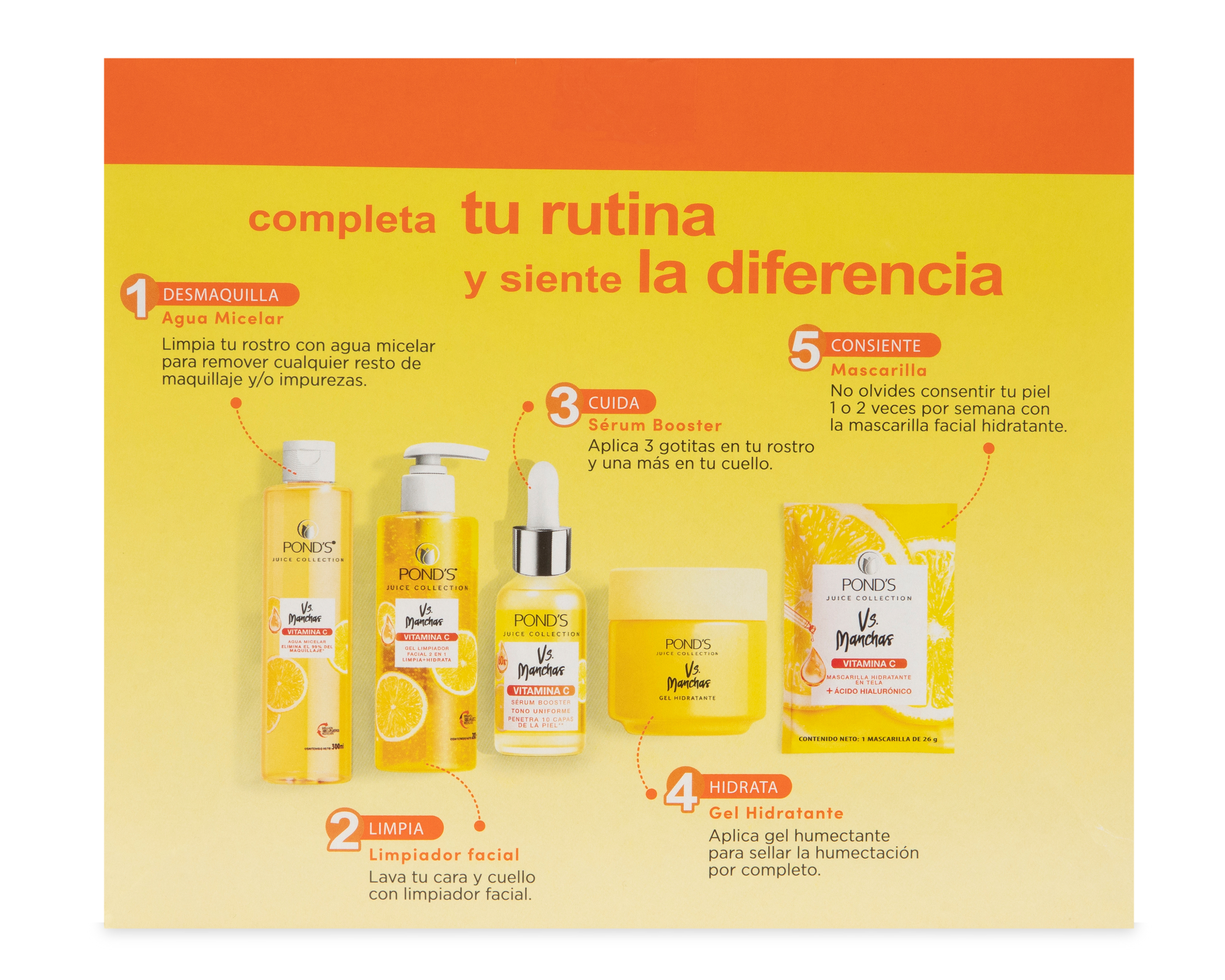 Foto 3 pulgar | Foto 2 | Sérum Booster 30 ml + Gel Hidratante 110 g Pond's Vitamina C 2 Piezas