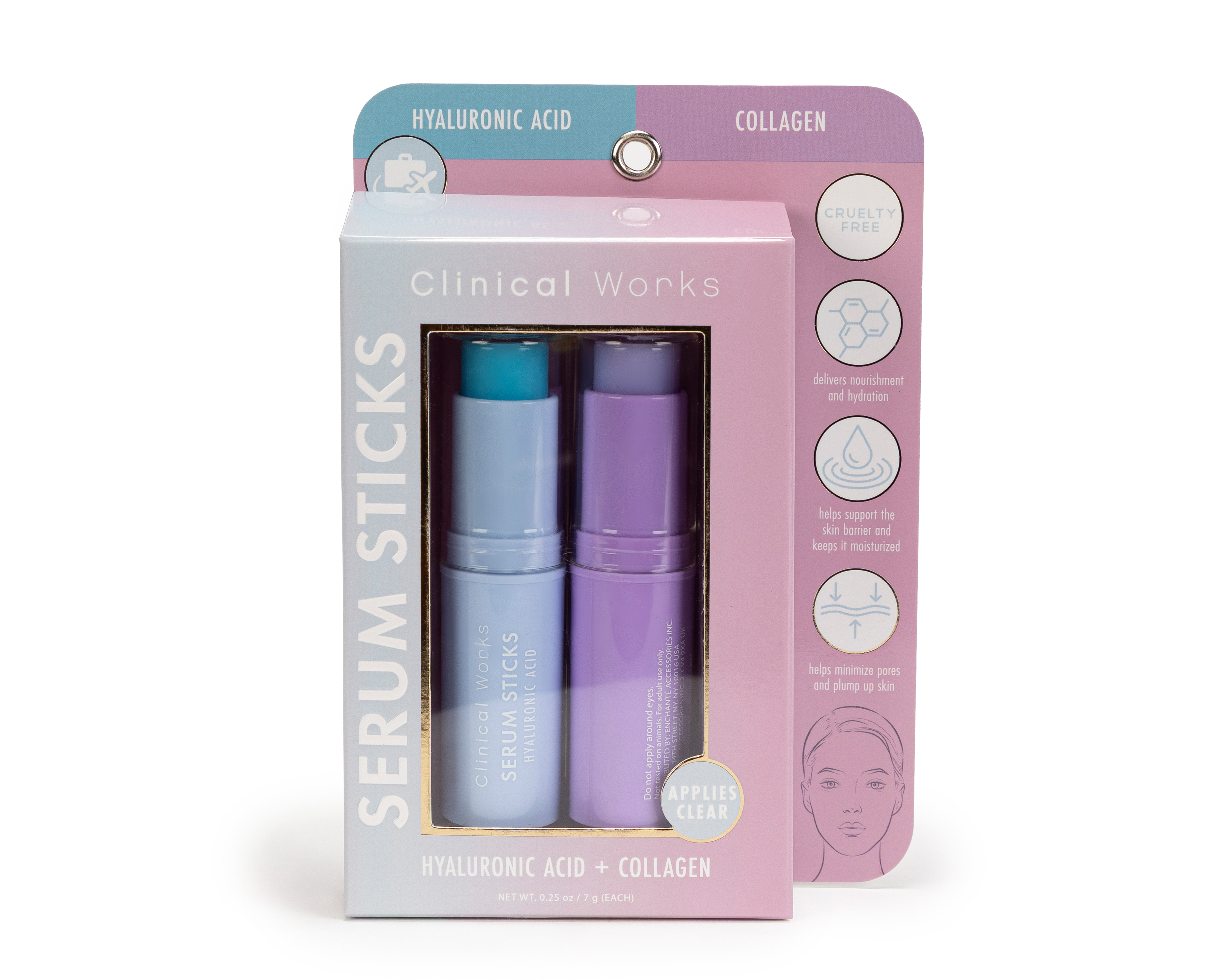 Foto 1 | Foto 1 | Sérum con Ácido Hialurónico y Colágeno Clinical Works 2 Piezas