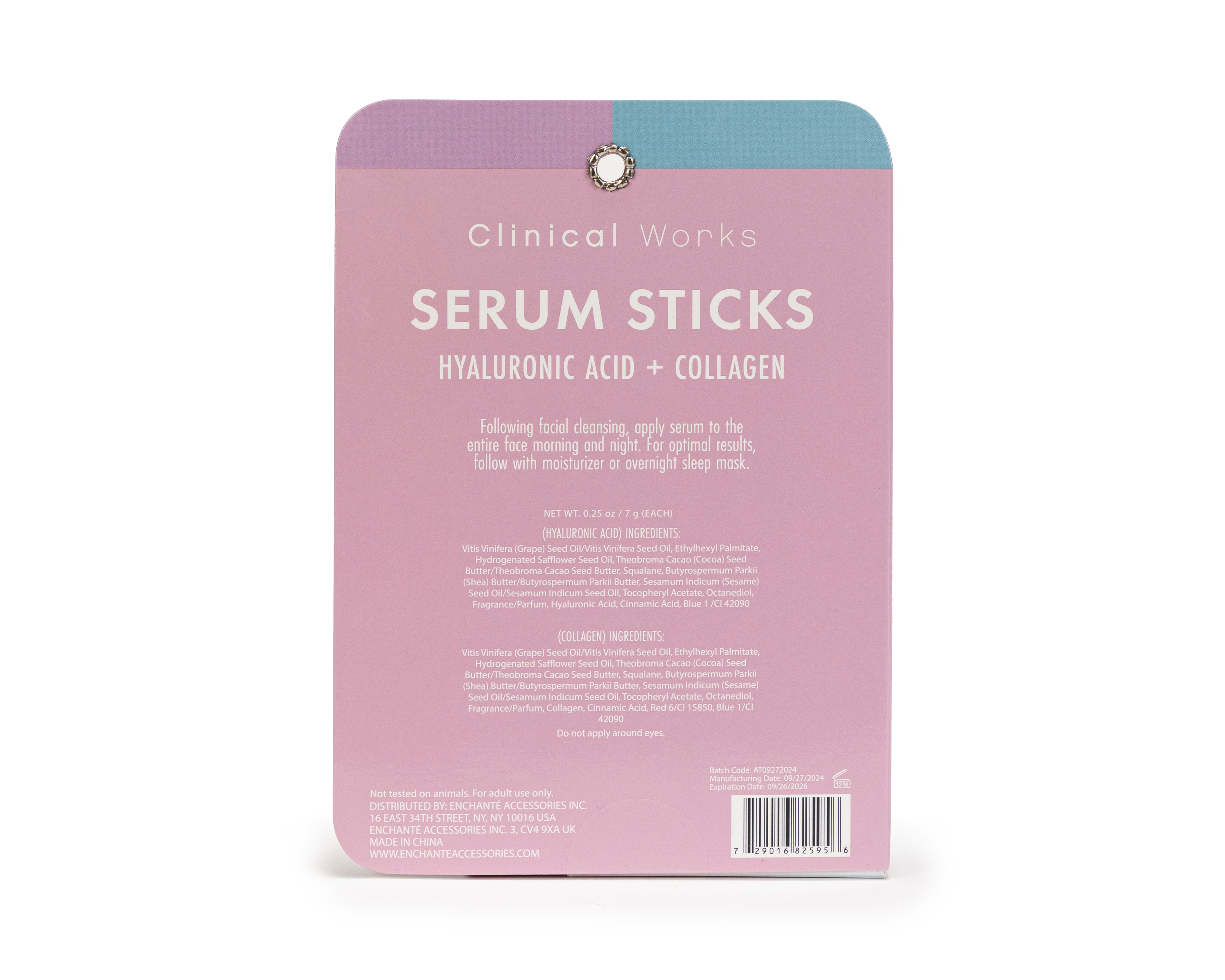 Foto 3 pulgar | Foto 2 | Sérum con Ácido Hialurónico y Colágeno Clinical Works 2 Piezas