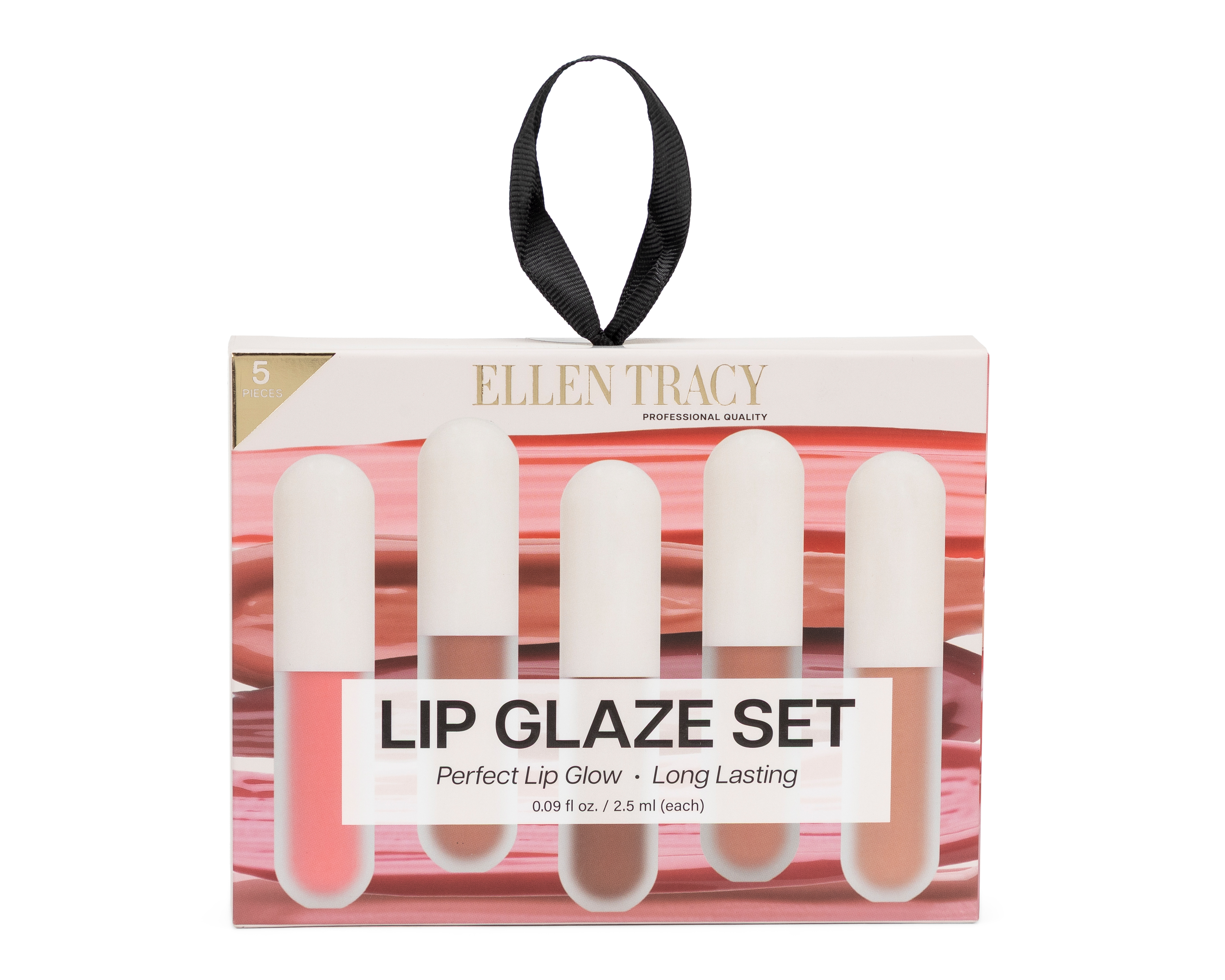 Foto 2 pulgar | Foto 1 | Labial Ellen Tracy Lip Glaze Set 5 Piezas