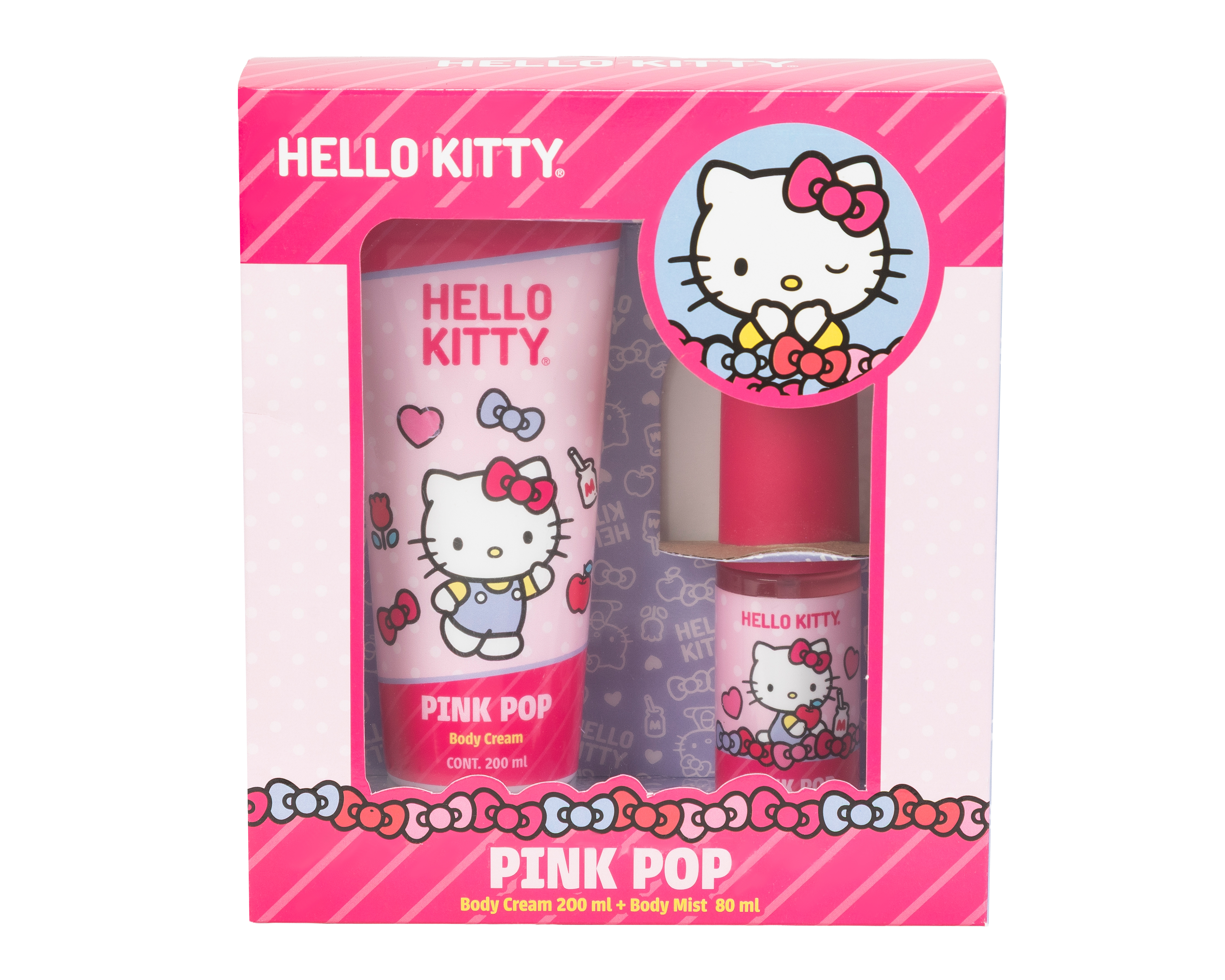 Foto 2 pulgar | Foto 1 | Body y Crema Corporal Hello Kitty Pink Pop 2 Piezas
