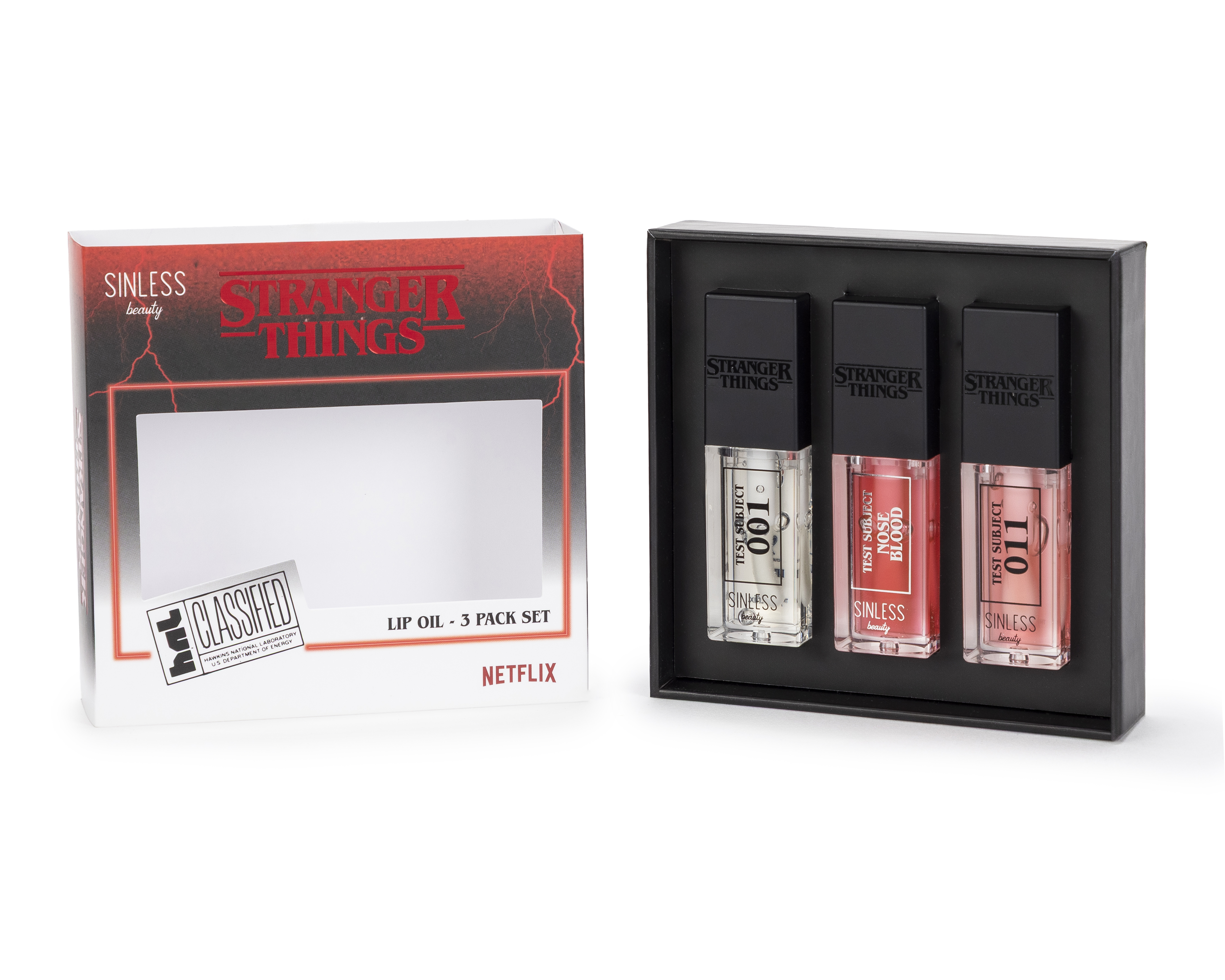 Foto 4 | Foto 4 | Brillo Labial Sinless Beauty Stranger Things 3 Piezas