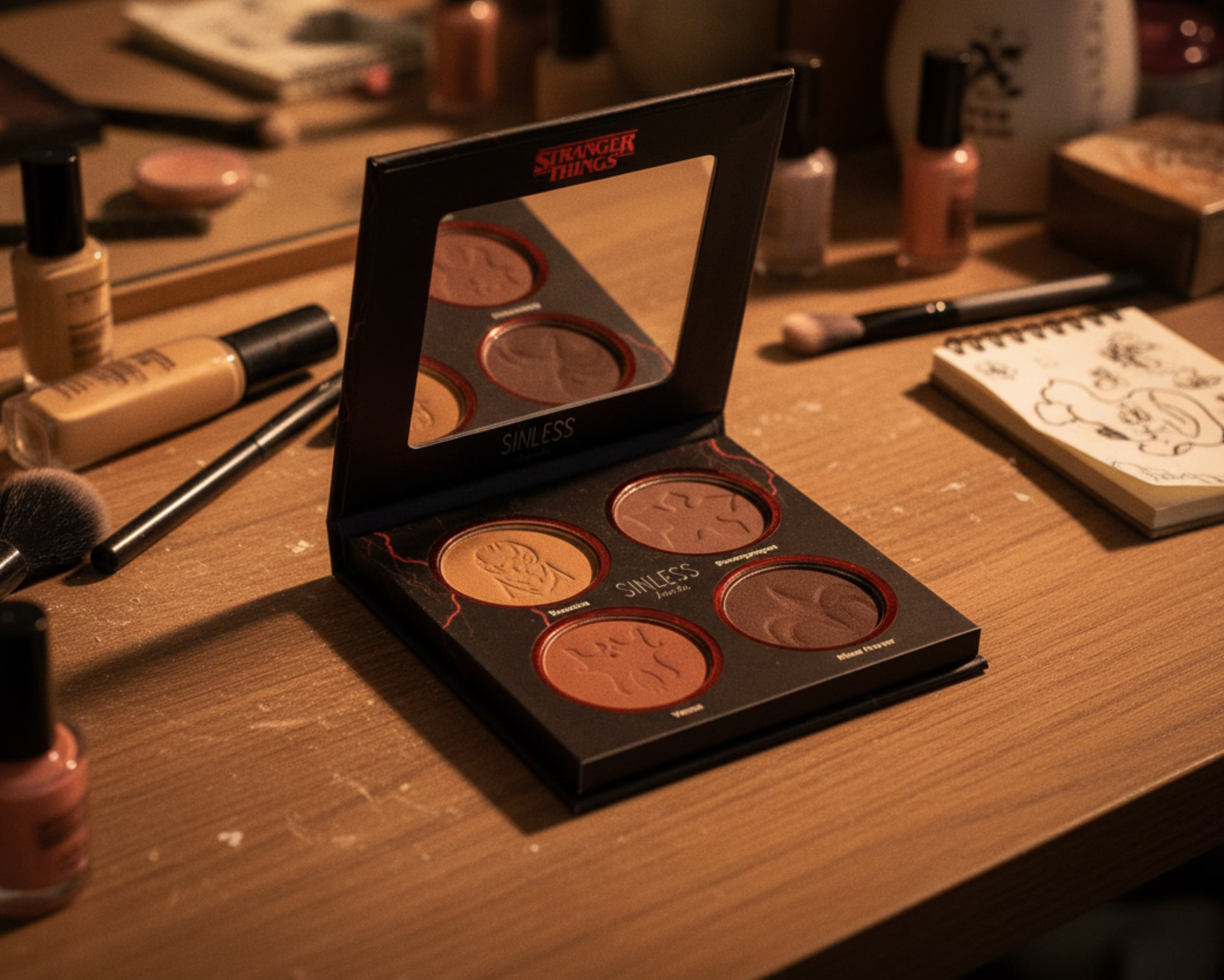 Foto 7 pulgar | Foto 6 | Sombras para Ojos Sinless Beauty Stranger Things 4 Tonos