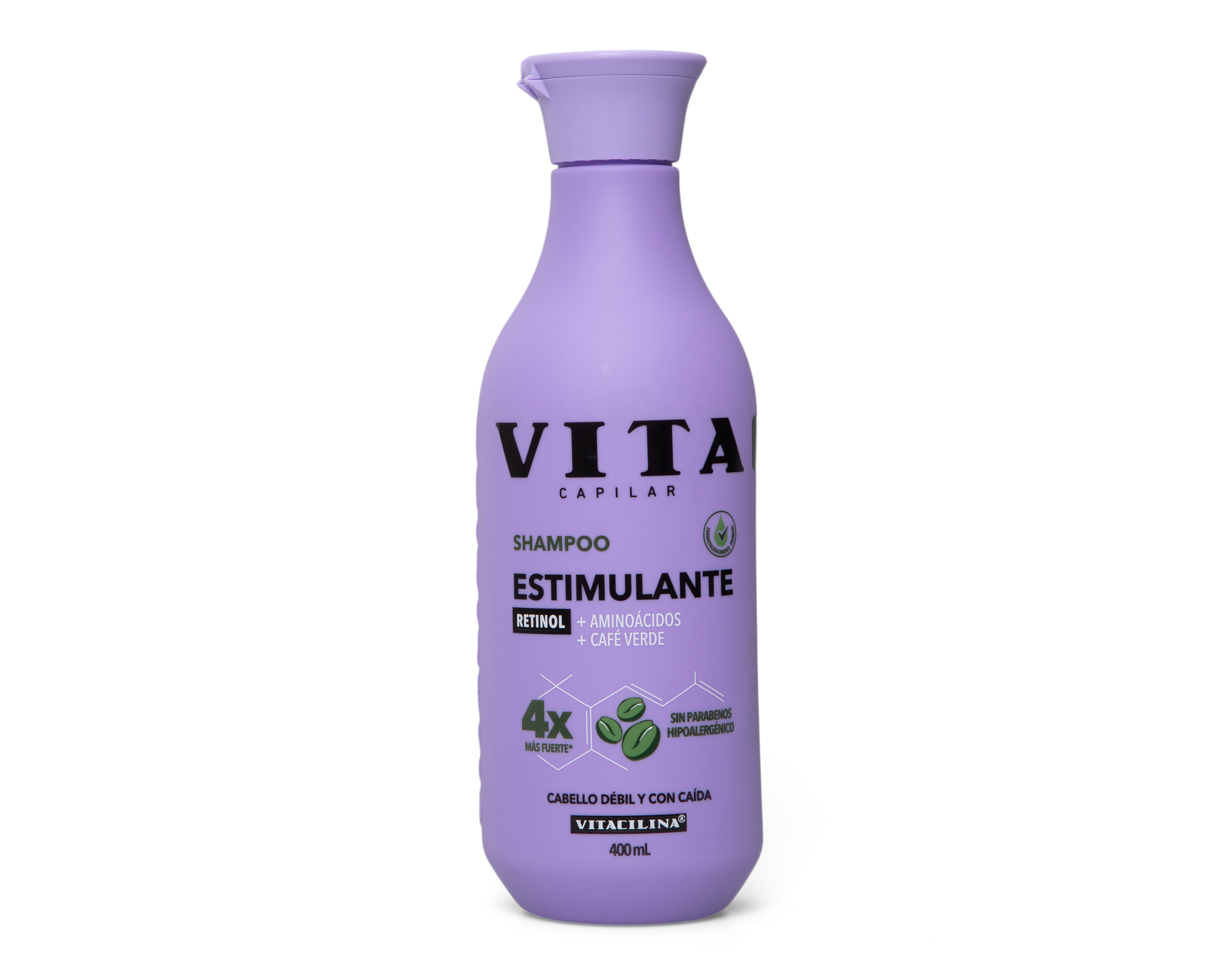 Shampoo Vitacilina Estimulante con Retinol 400 ml