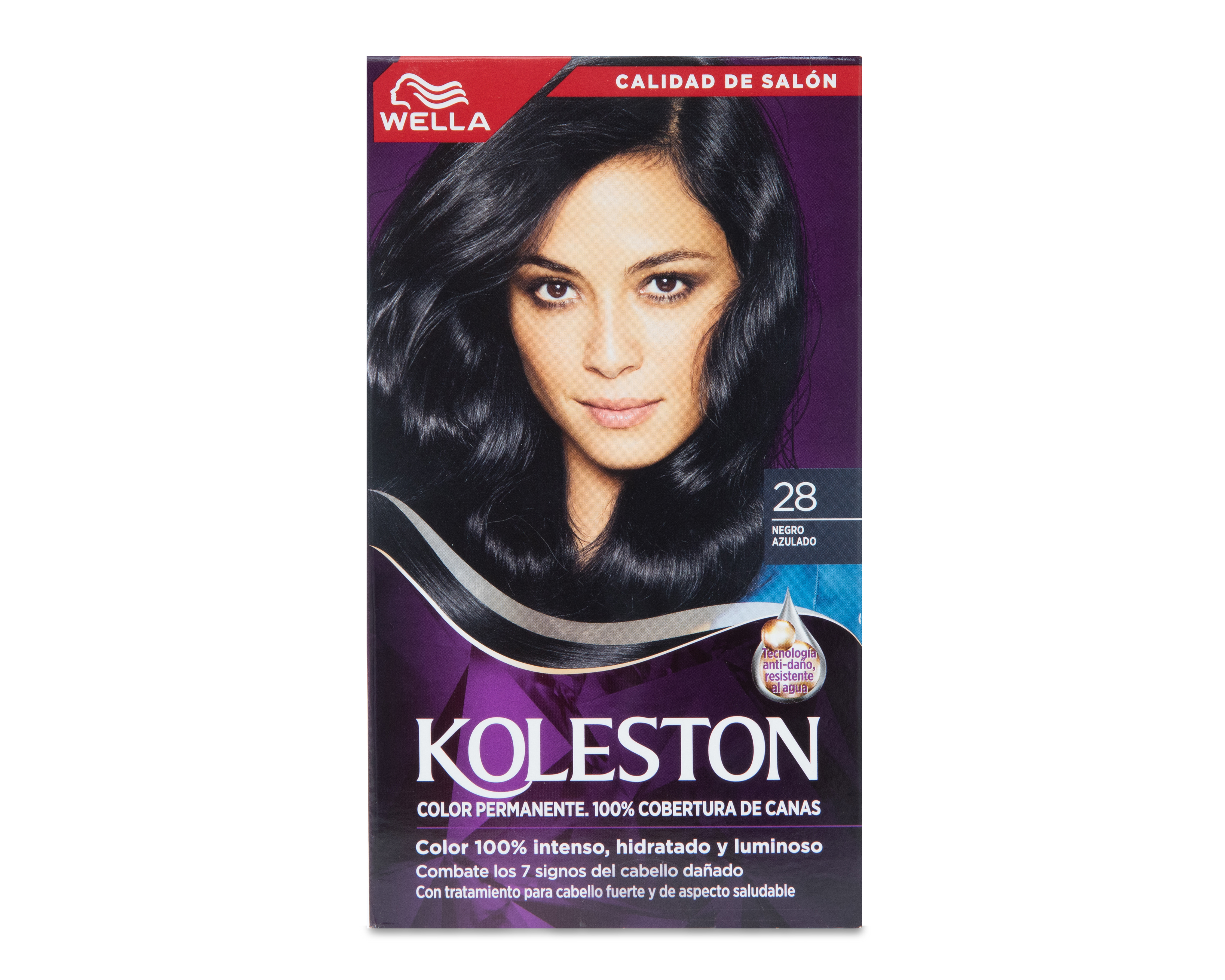 Tinte para Cabello Koleston 28 Negro Azulado