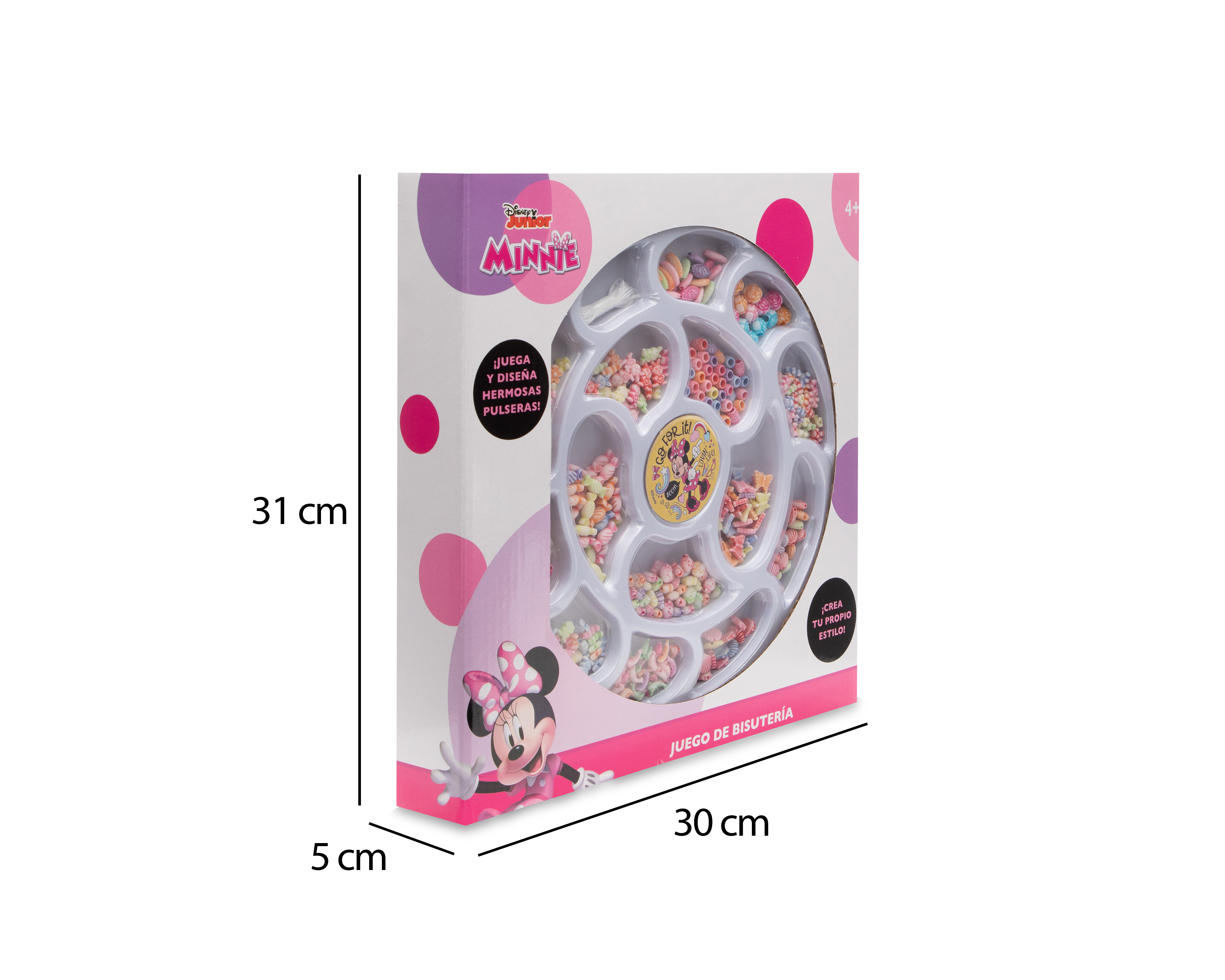 Foto 5 pulgar | Foto 4 | Kit para Hacer Pulceras Toymark Minnie Mouse con Accesorios