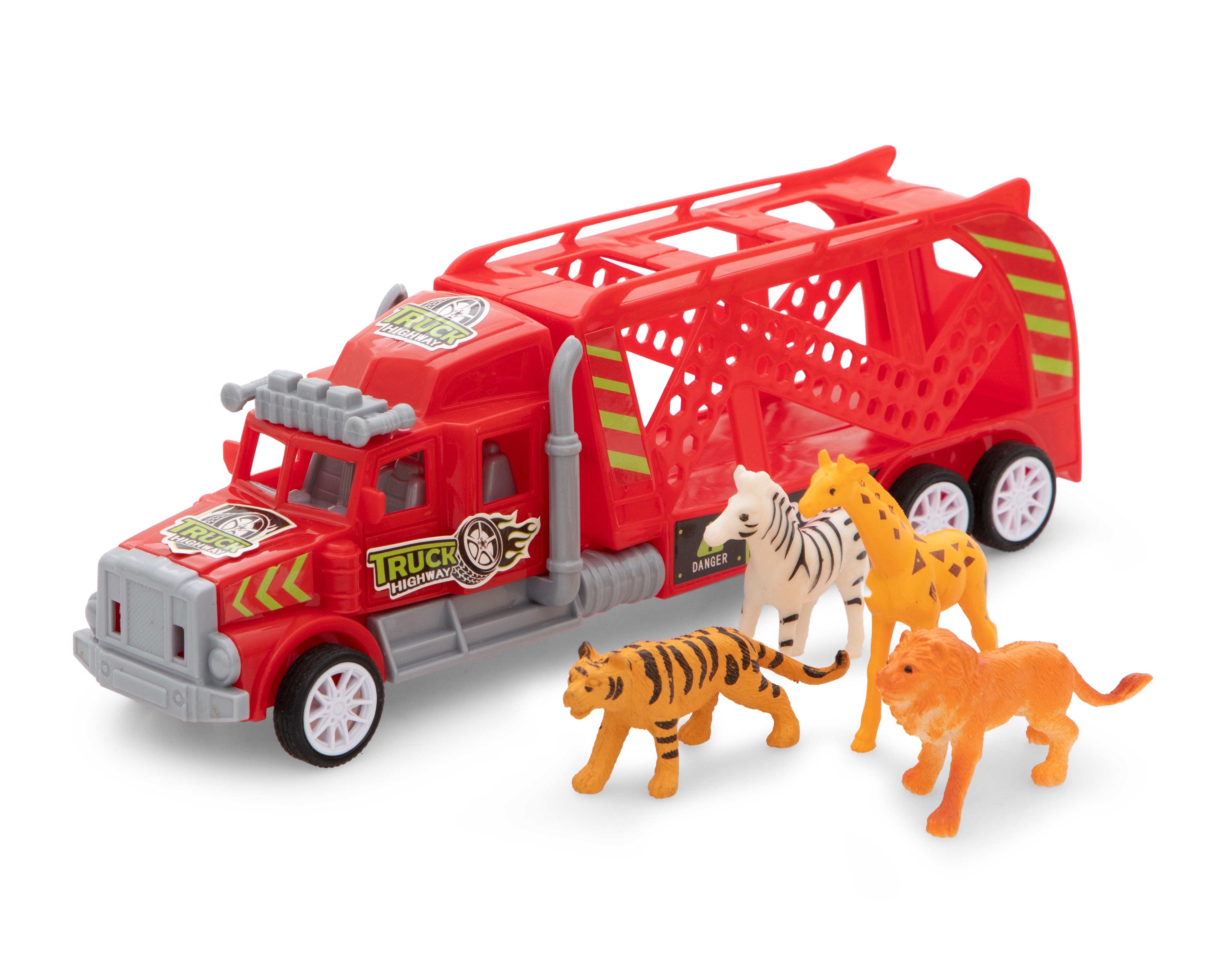 Foto 1 | Foto 1 | Camión Transportador de Animales Toymark 5 Piezas