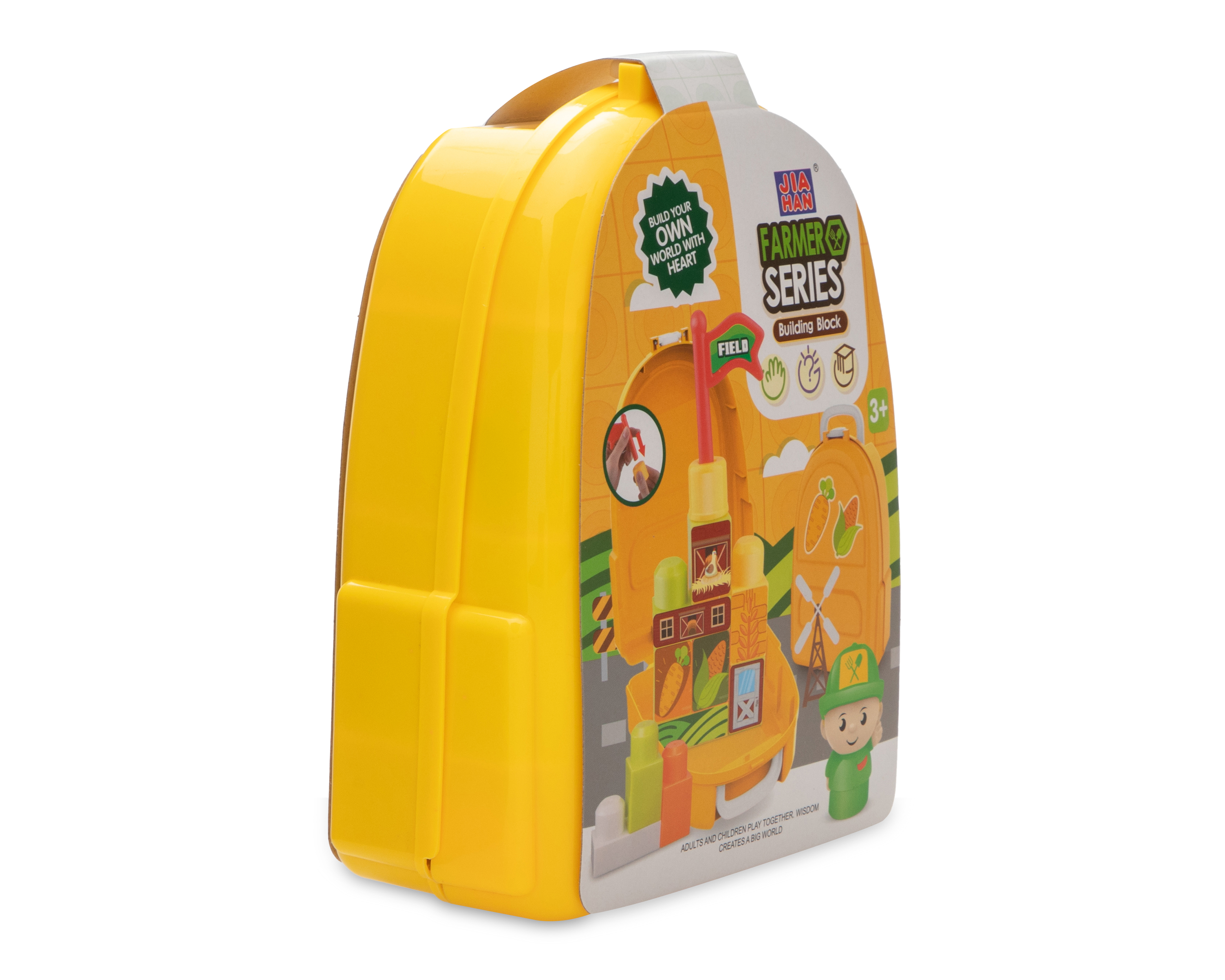 Foto 5 | Foto 5 | Mochila con Bloques de Construcción Toy Mark 15 Piezas