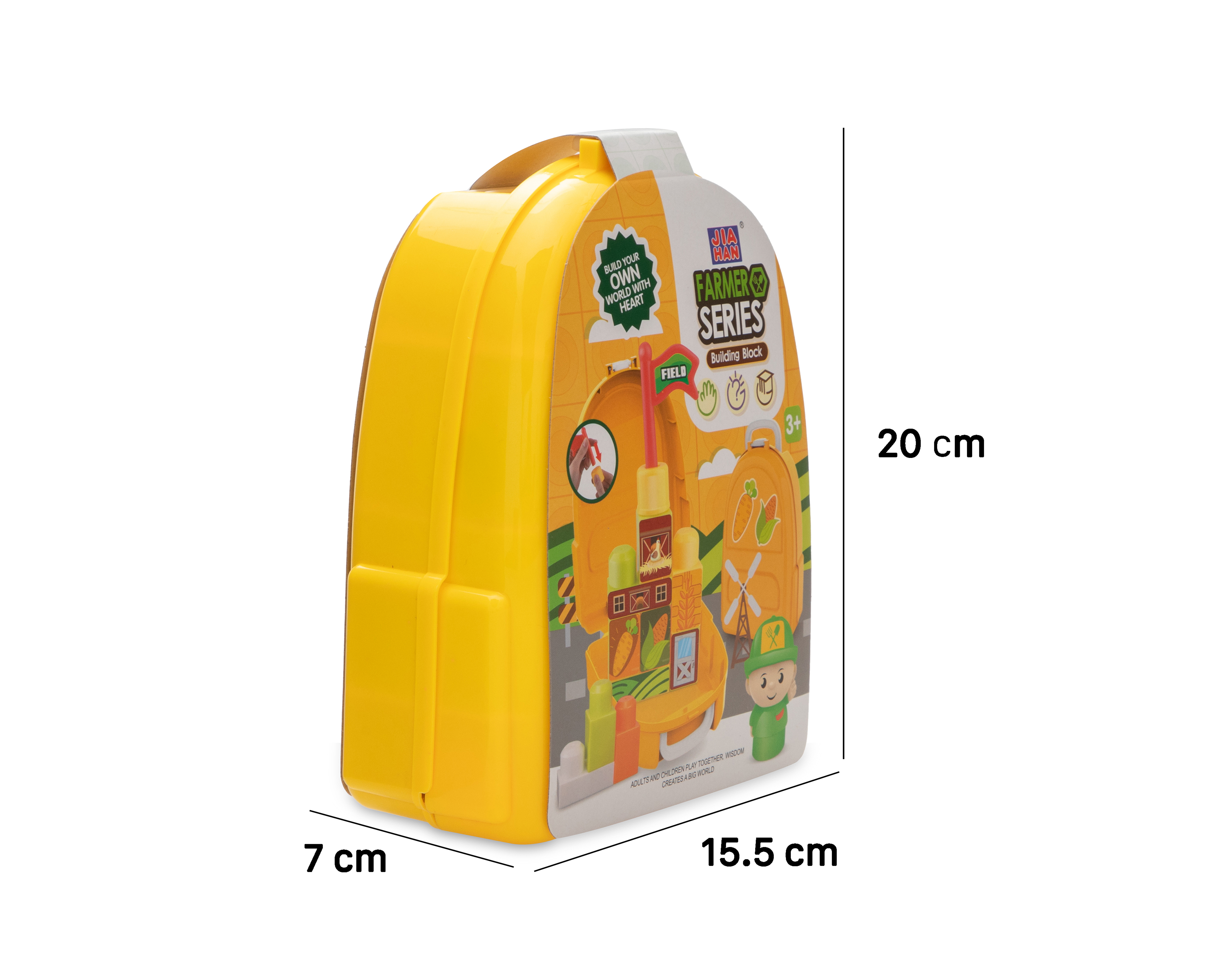 Foto 6 | Foto 6 | Mochila con Bloques de Construcción Toy Mark 15 Piezas