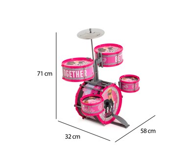 Foto 6 | Foto 6 | Batería Musical Barbie Toymark Rosa