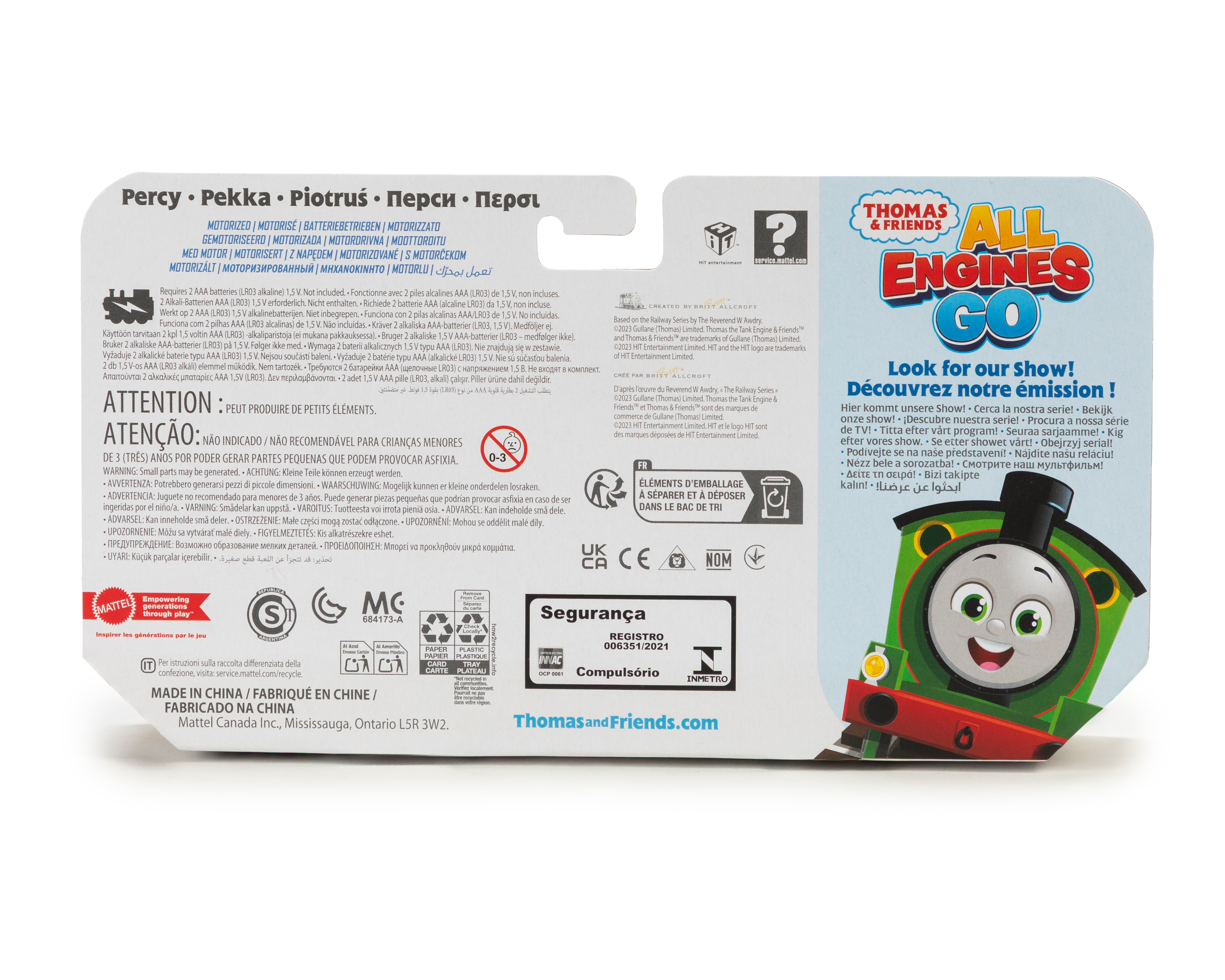 Foto 3 pulgar | Foto 2 | Tren Thomas and Friends Motorizado