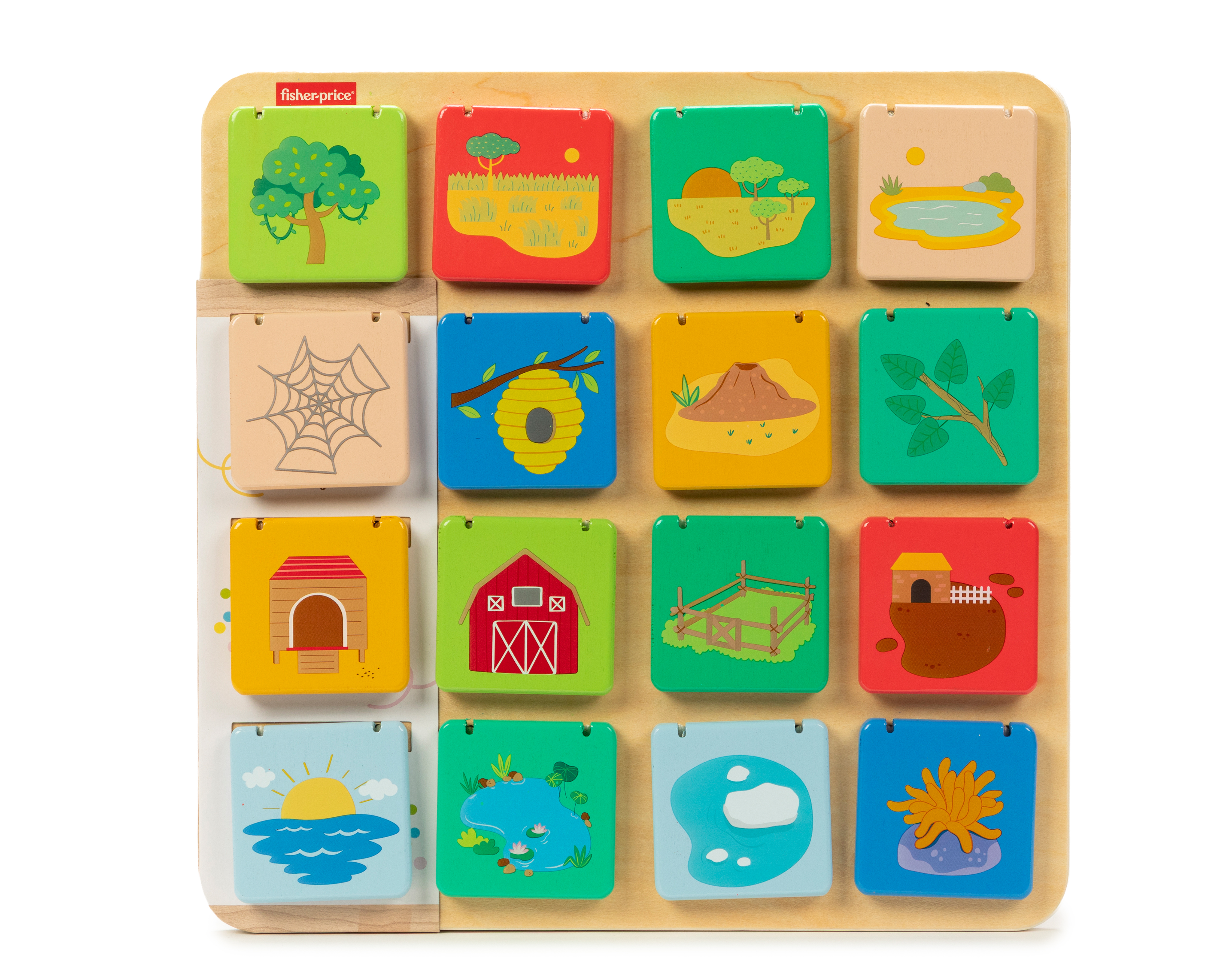 Tablero de Madera para Levantar y Revelar Fisher-Price