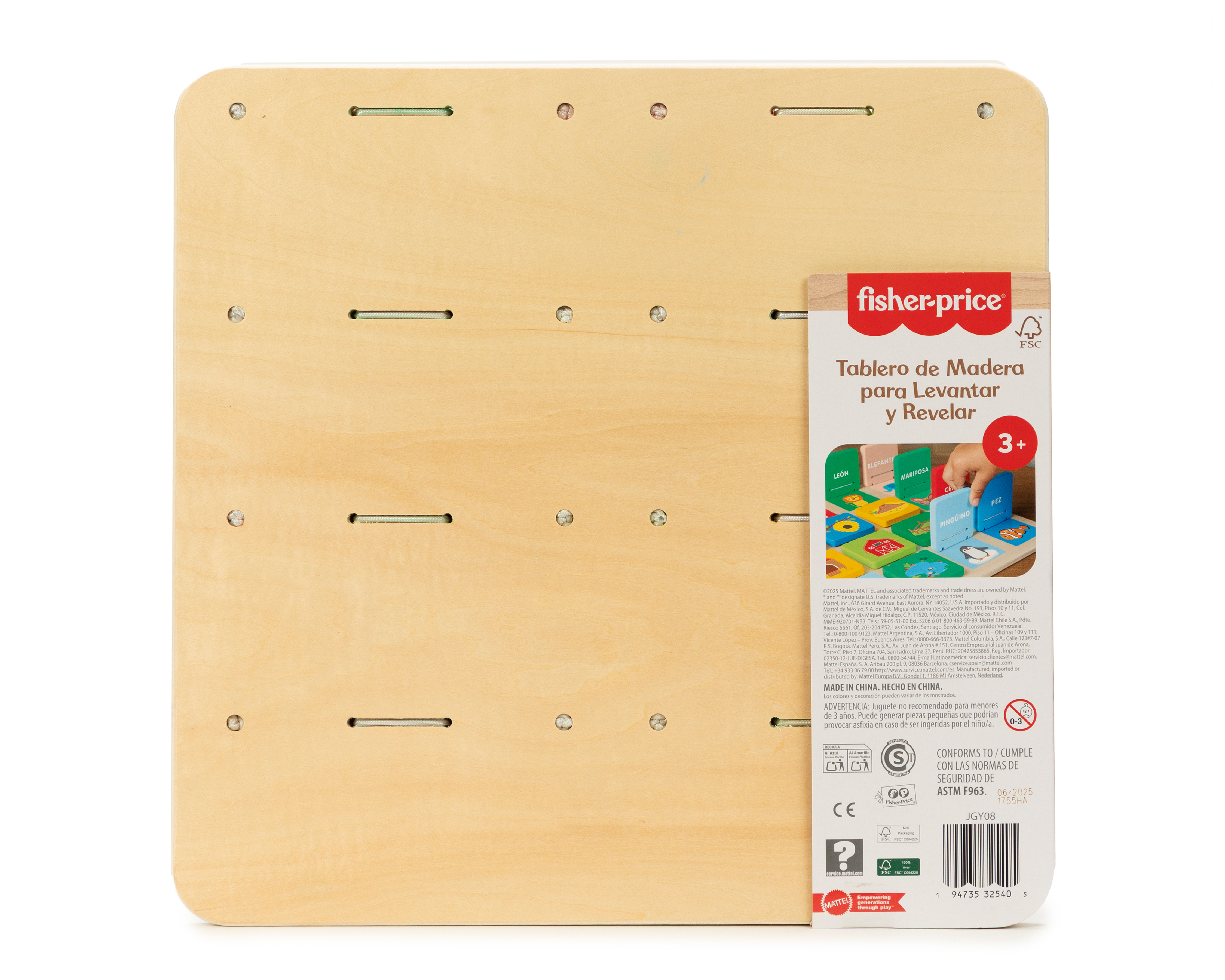 Foto 2 | Foto 2 | Tablero de Madera para Levantar y Revelar Fisher-Price