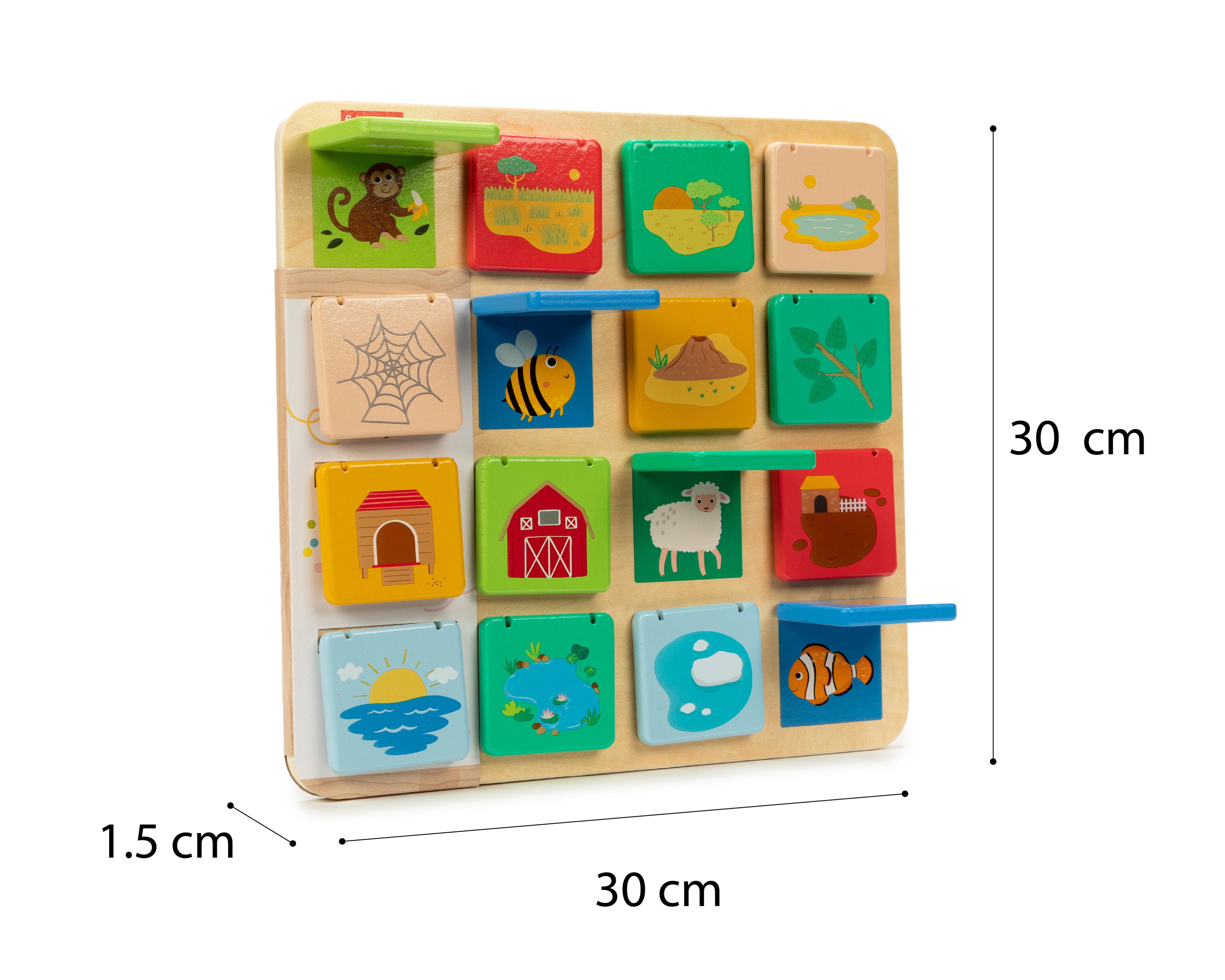 Foto 4 pulgar | Foto 3 | Tablero de Madera para Levantar y Revelar Fisher-Price