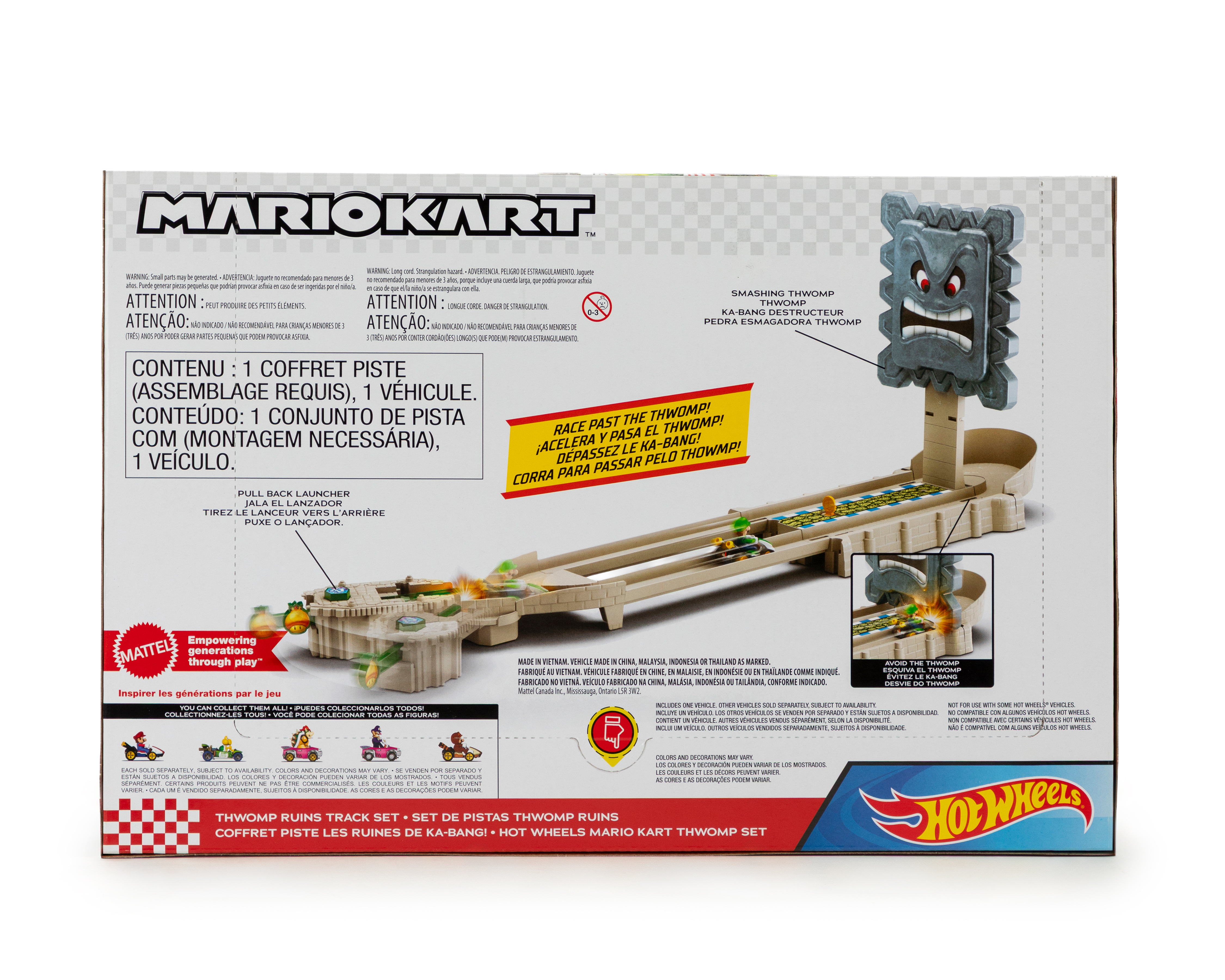 Foto 2 | Foto 2 | Pista de Juguete Hot Wheels Mario Kart con Vehículo Luigi