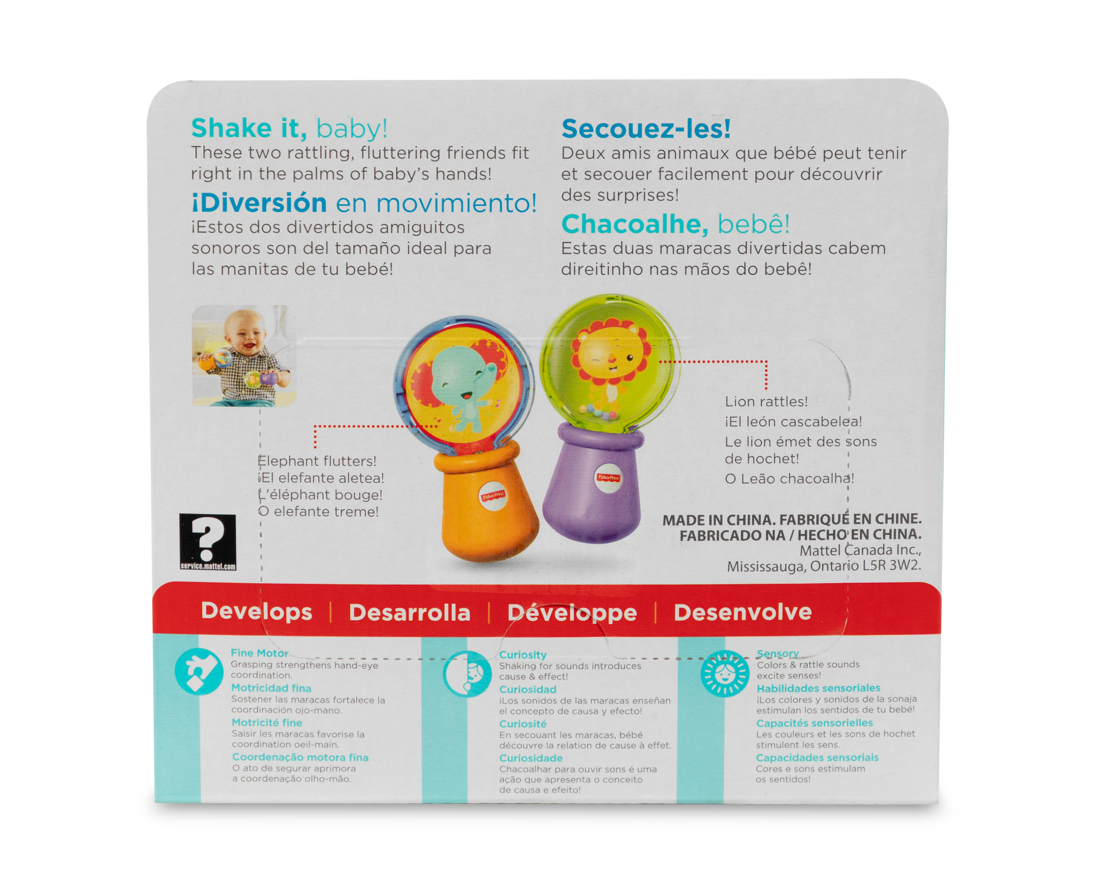 Foto 6 pulgar | Foto 5 | Maracas de Animalitos Fisher-Price